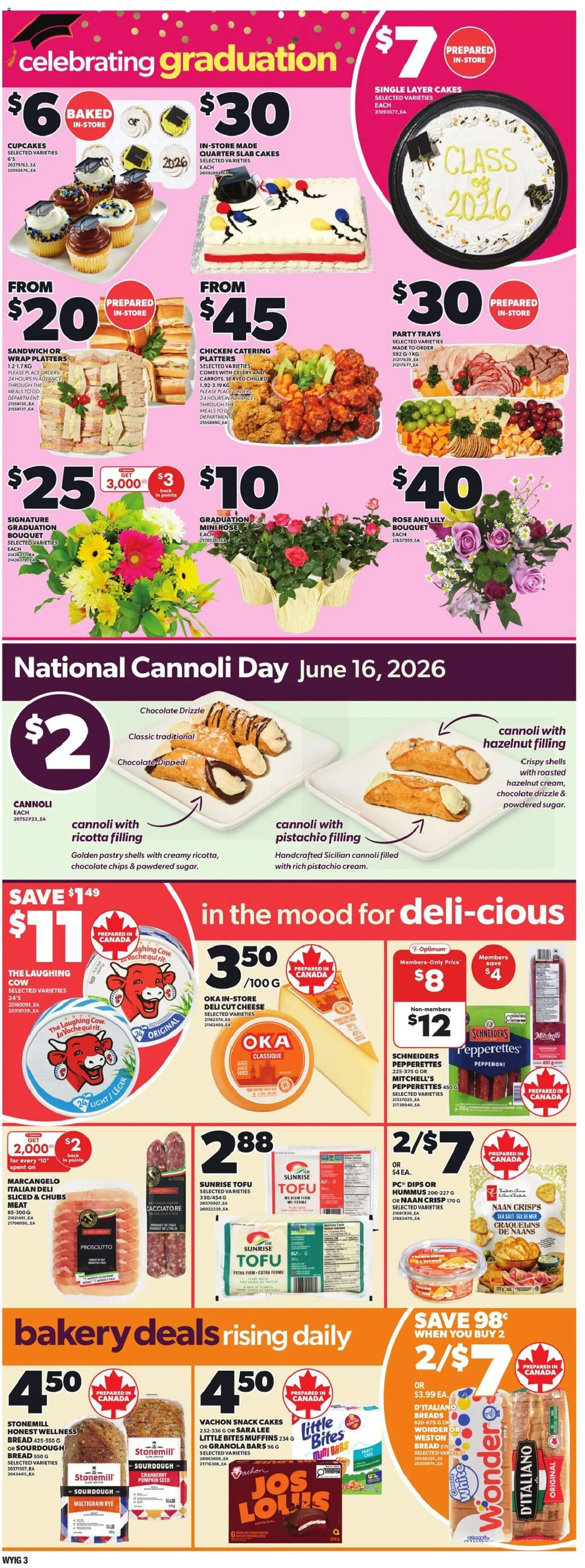 Loblaws flyer valid from 11.06.2026 | Page: 6 | Products: Chips, Bakery, Bread, Chocolate