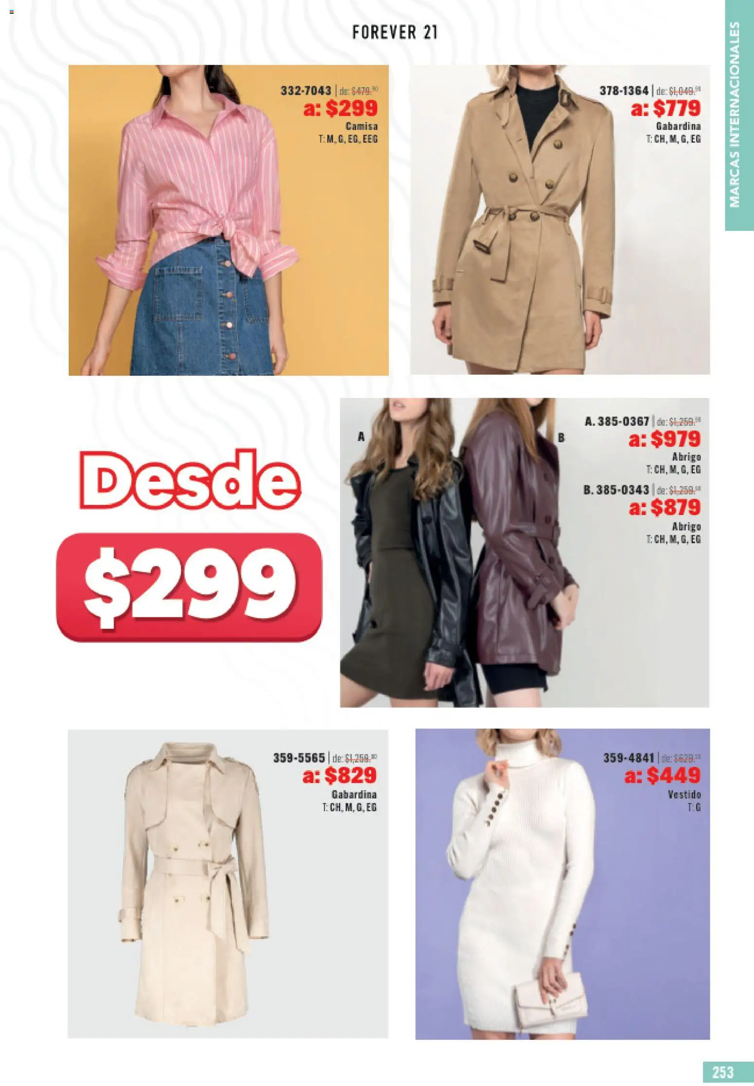 Nuevas ofertas de Andrea válidas en toda la República Mexicana desde el 31.05.2026. ¡Encuentra las mejores ofertas en Andrea catálogo Outlet! | Página: 253