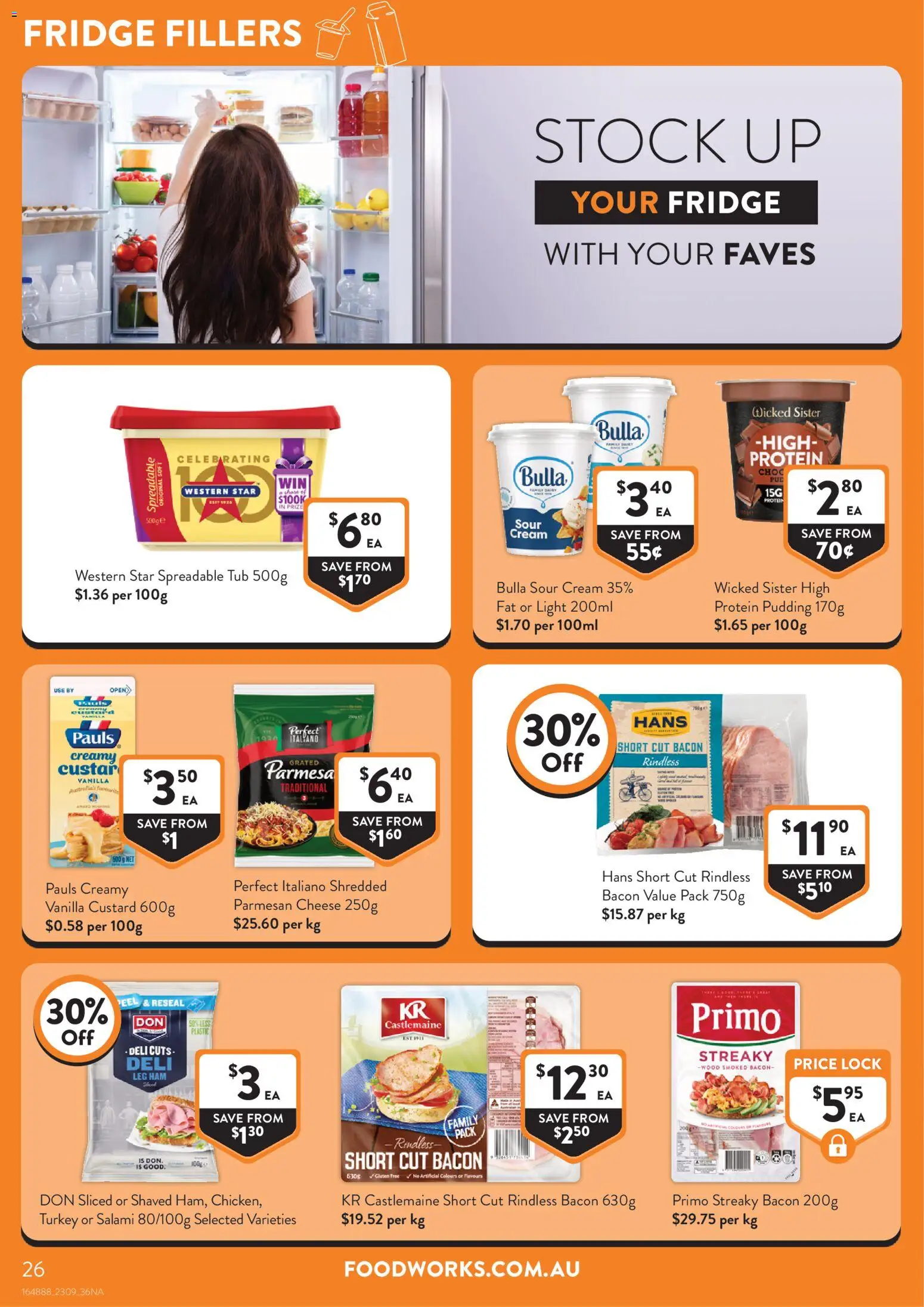 Foodworks catalogue - valid from 23/09/2026 | Page: 26 | Products: Light, Sour cream, Cream, Pudding