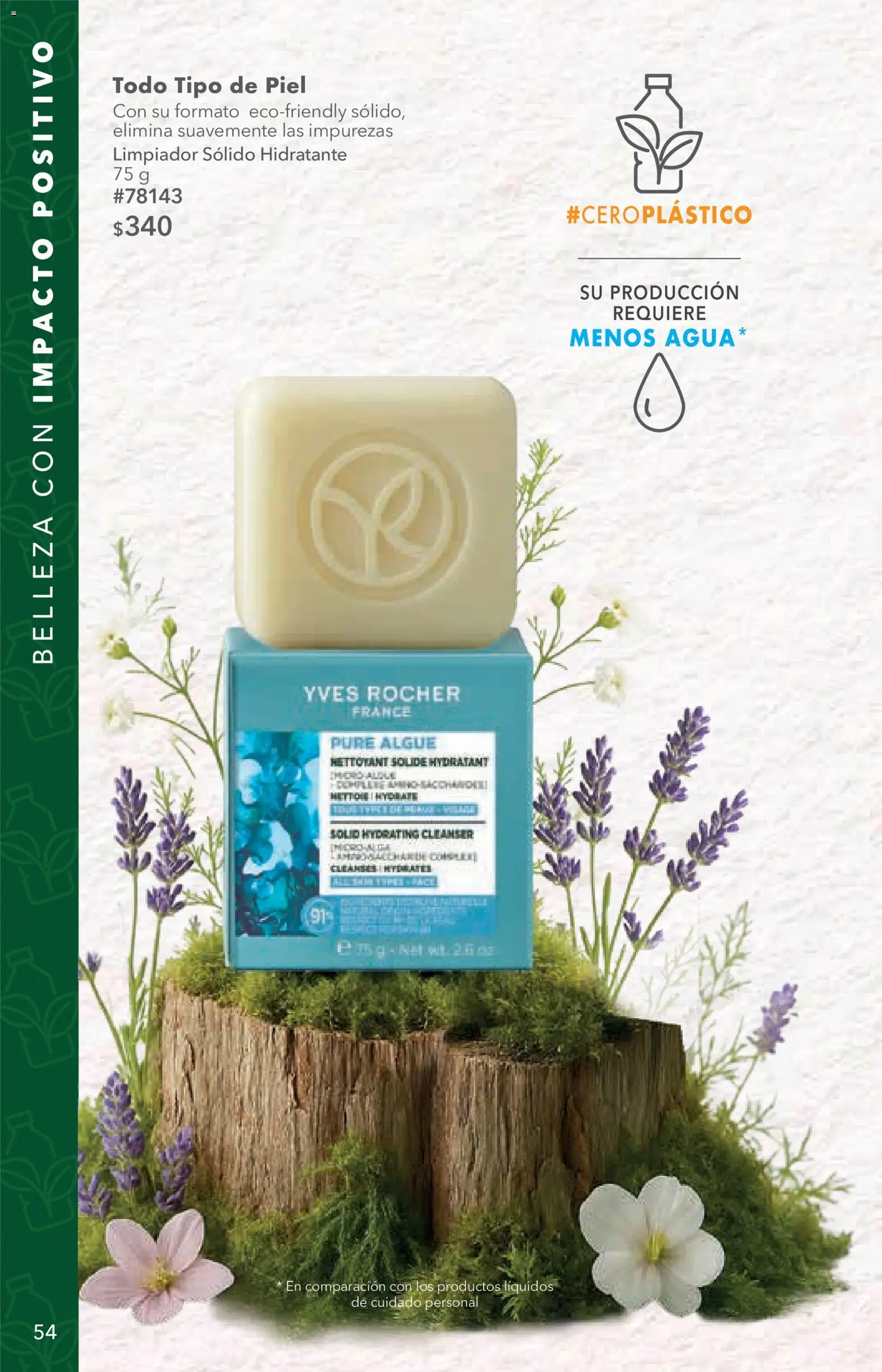 Nuevas ofertas de Yves Rocher válidas en toda la República Mexicana desde el 14/07/2026. ¡Encuentra las mejores ofertas en Yves Rocher campaña 10 2026! | Página: 54 | Productos: Agua, Limpiador