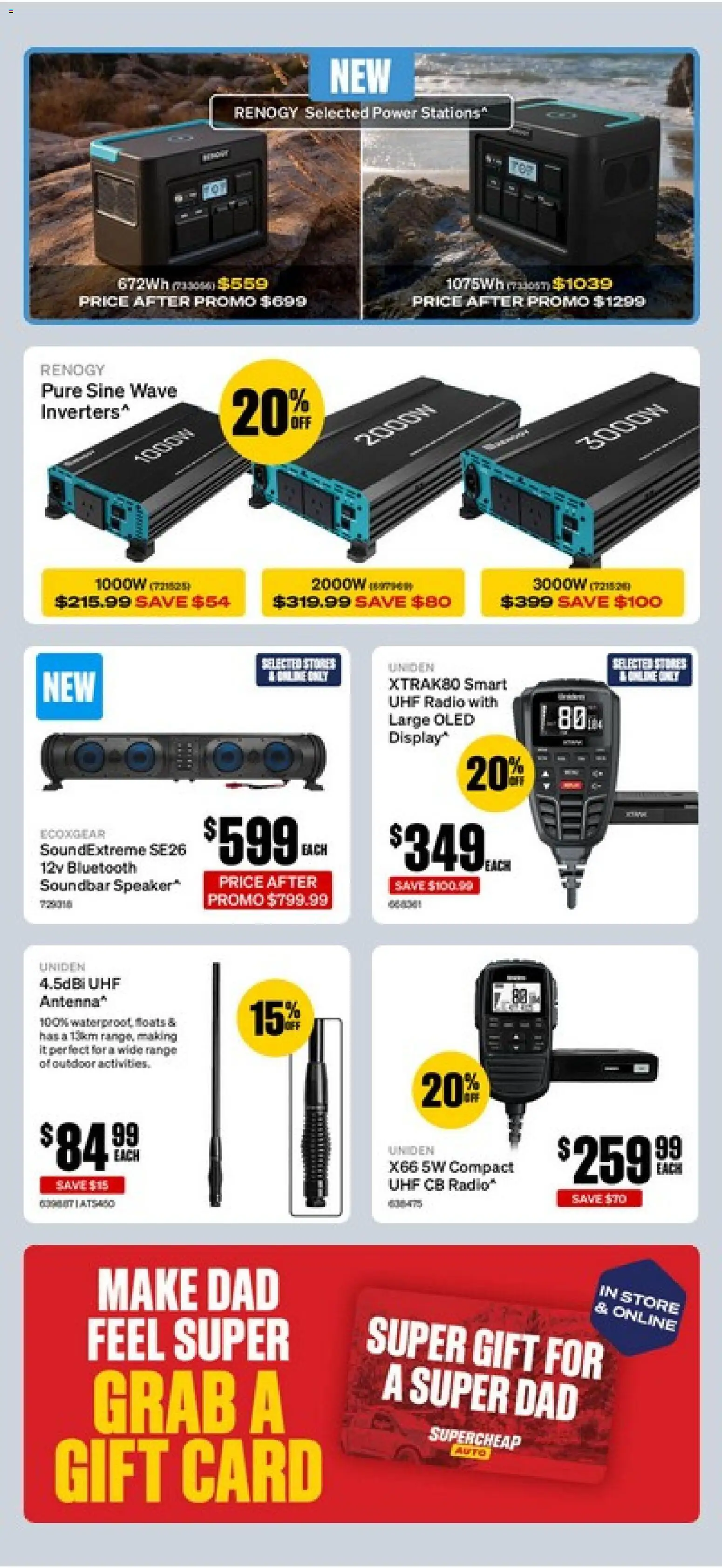 Supercheap Auto catalogue - valid from 12/08/2026 | Page: 22 | Products: Soundbar, Peach, Antenna, Radio