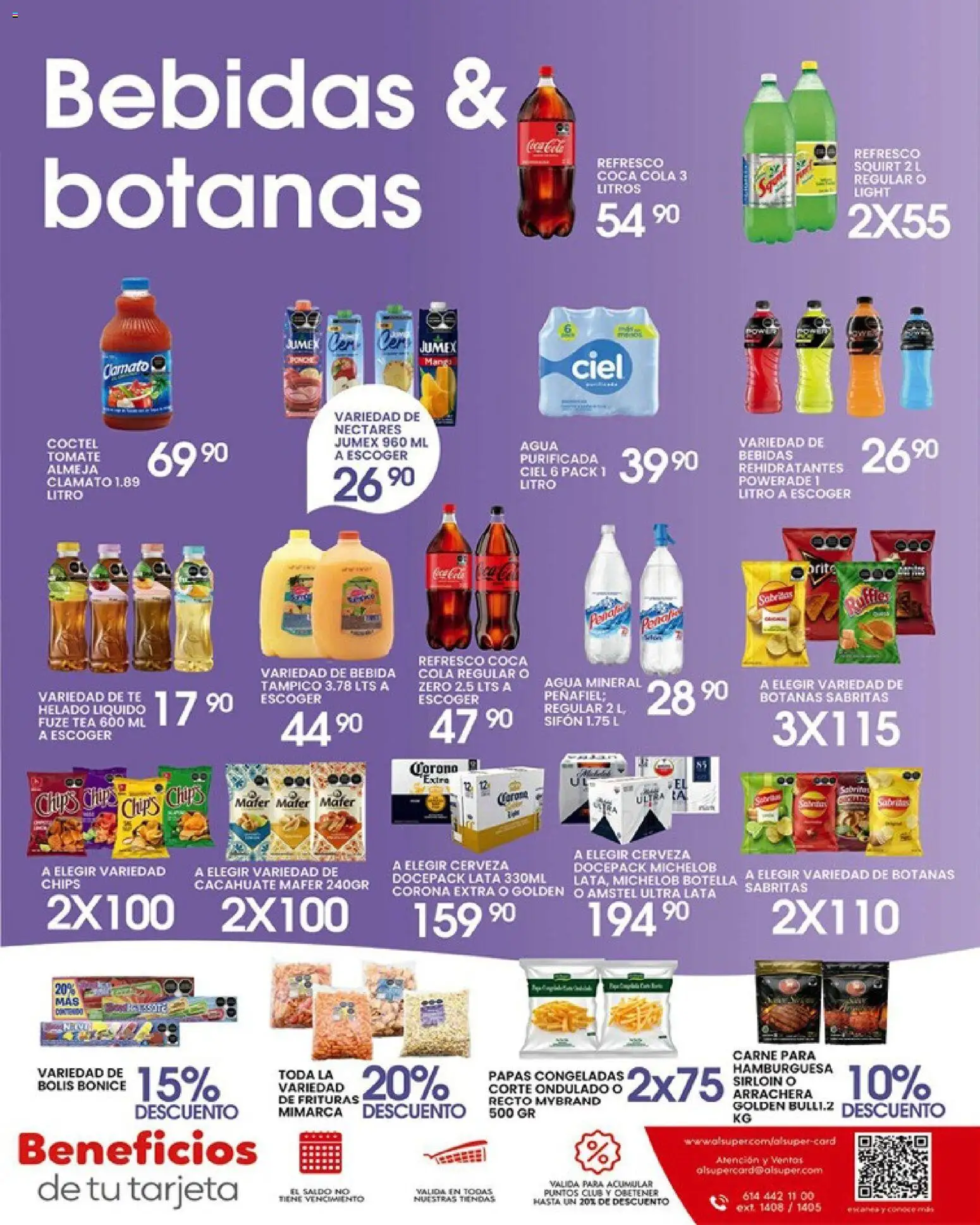 Nuevas ofertas de Alsuper válidas en toda la República Mexicana desde el 01.05.2026. ¡Encuentra las mejores ofertas en Alsuper folleto Saltillo! | Página: 7 | Productos: Cacahuate, Cerveza, Helado, Botella