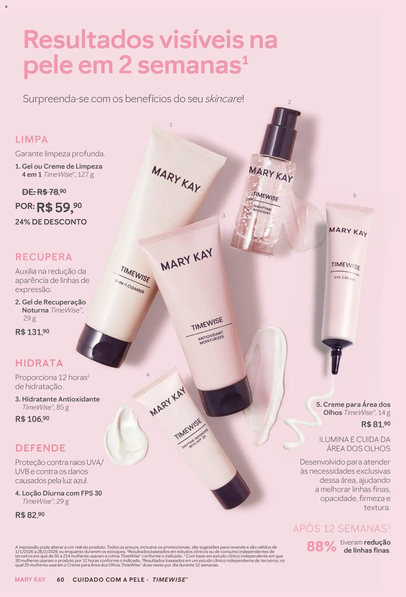 Mary Kay Folheto - válido de 01.01.2026 | Página: 60 | Produtos: Base, Creme