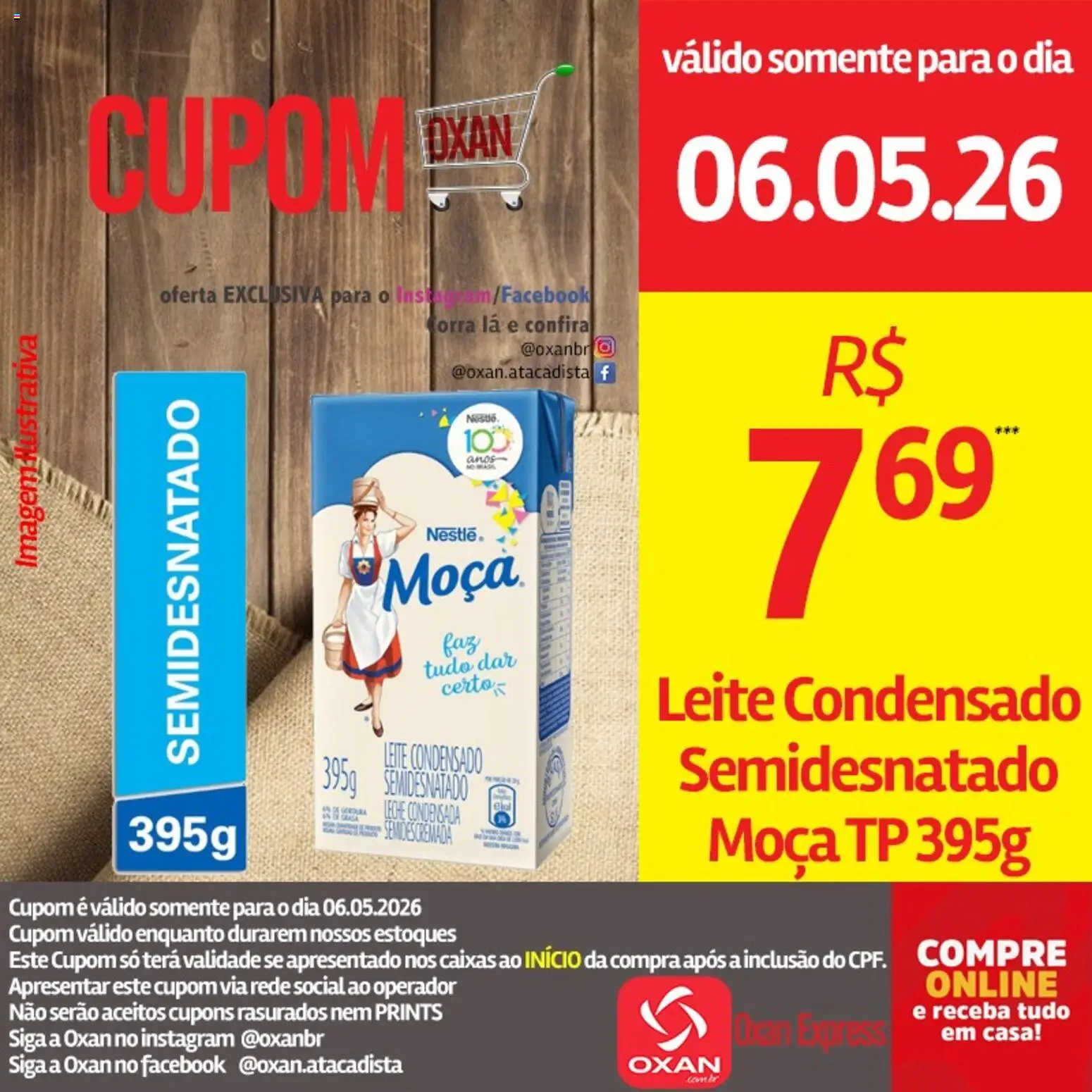 Oxan Atacadista Folheto - válido de 06.05.2026 | Página: 12 | Produtos: Leite, Leite condensado