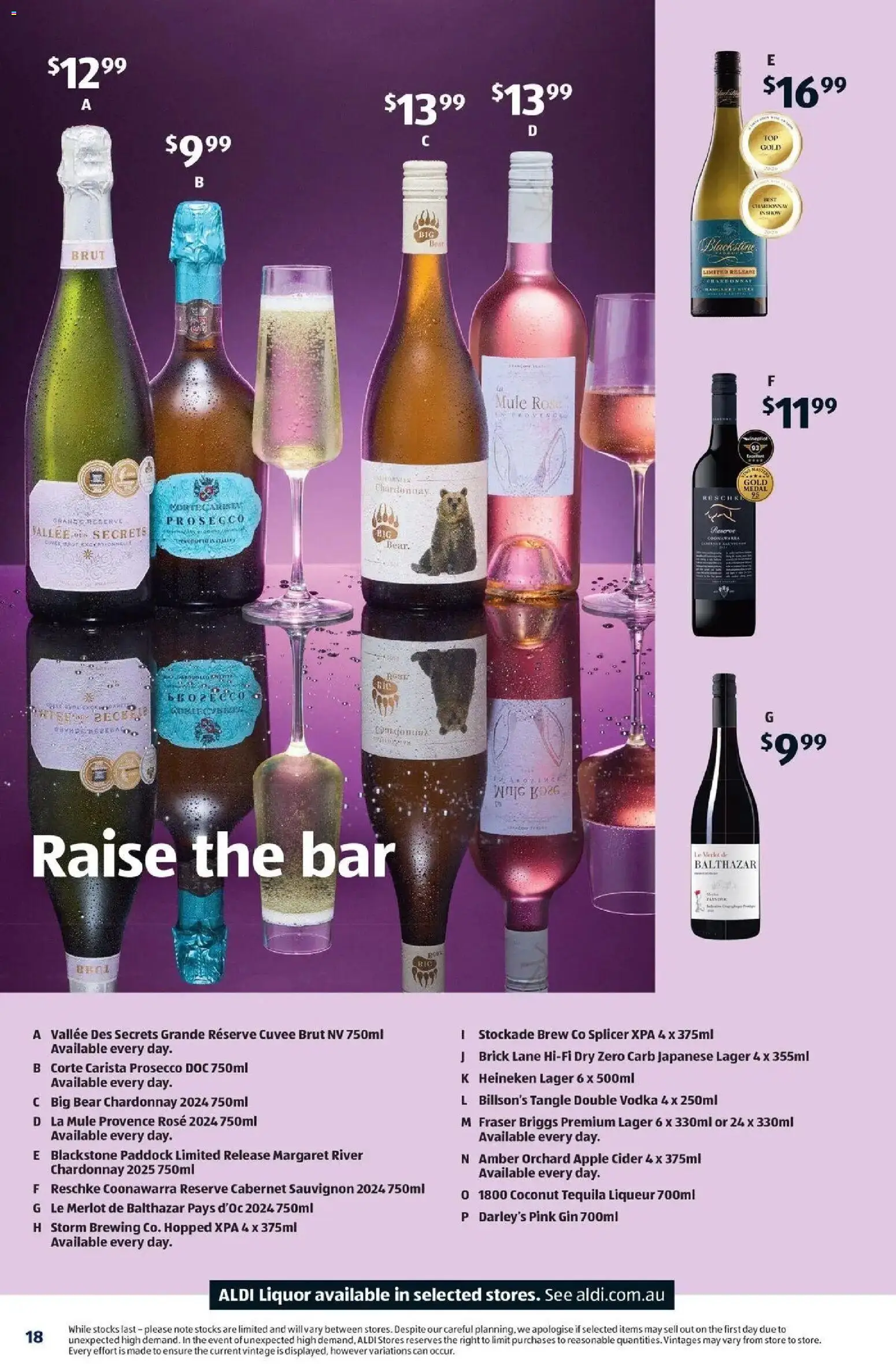 Aldi catalogue - valid from 07/10/2026 | Page: 18 | Products: Tequila, Gin, Prosecco, Coconut