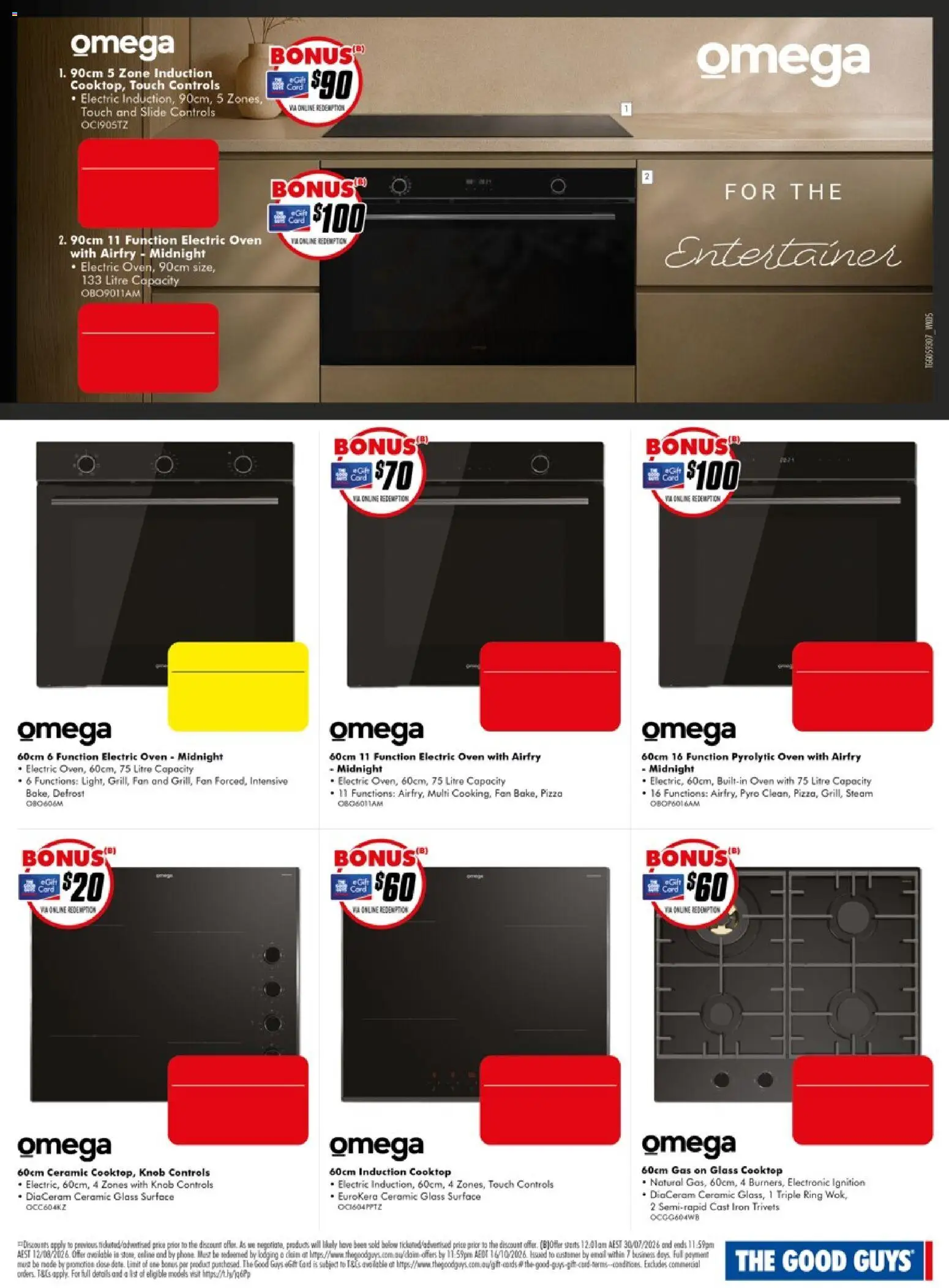 The Good Guys catalogue - valid from 30/07/2026 | Page: 8 | Products: Pizza, Oven, Iron, Fan