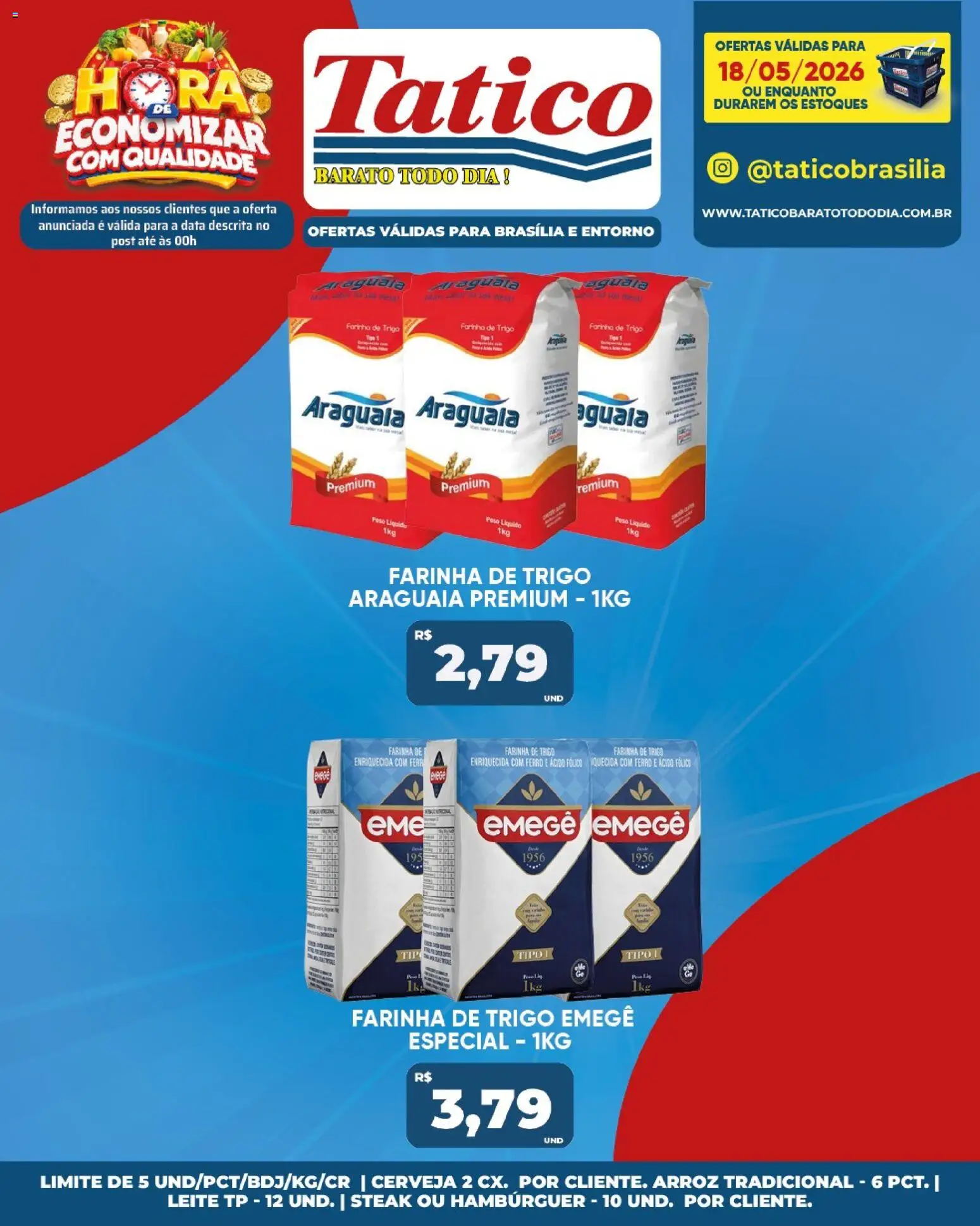 Tatico Folheto - válido de 19.05.2026 | Página: 38 | Produtos: Ferro, Leite, Arroz, Hambúrguer