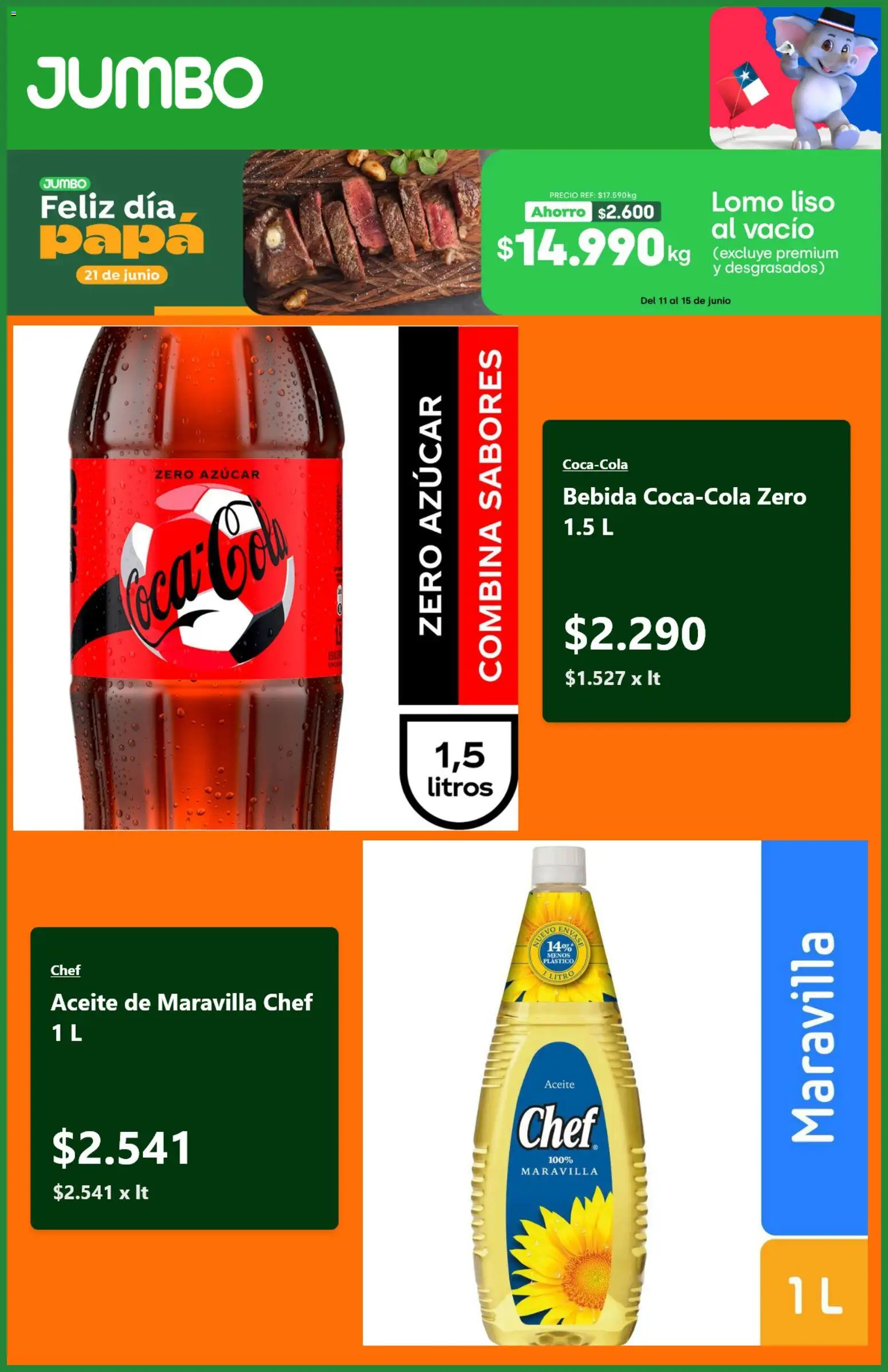 Jumbo Ofertas │ válido desde el 11.06.2026 | Página: 3 | Productos: Papa, Azucar, Aceite