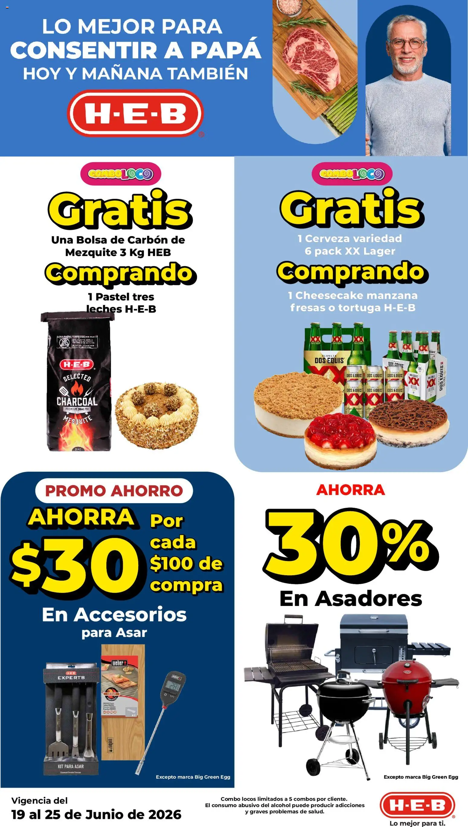 Nuevas ofertas de H-E-B válidas en toda la República Mexicana desde el 19.06.2026. ¡Encuentra las mejores ofertas en H-E-B folleto! | Página: 9