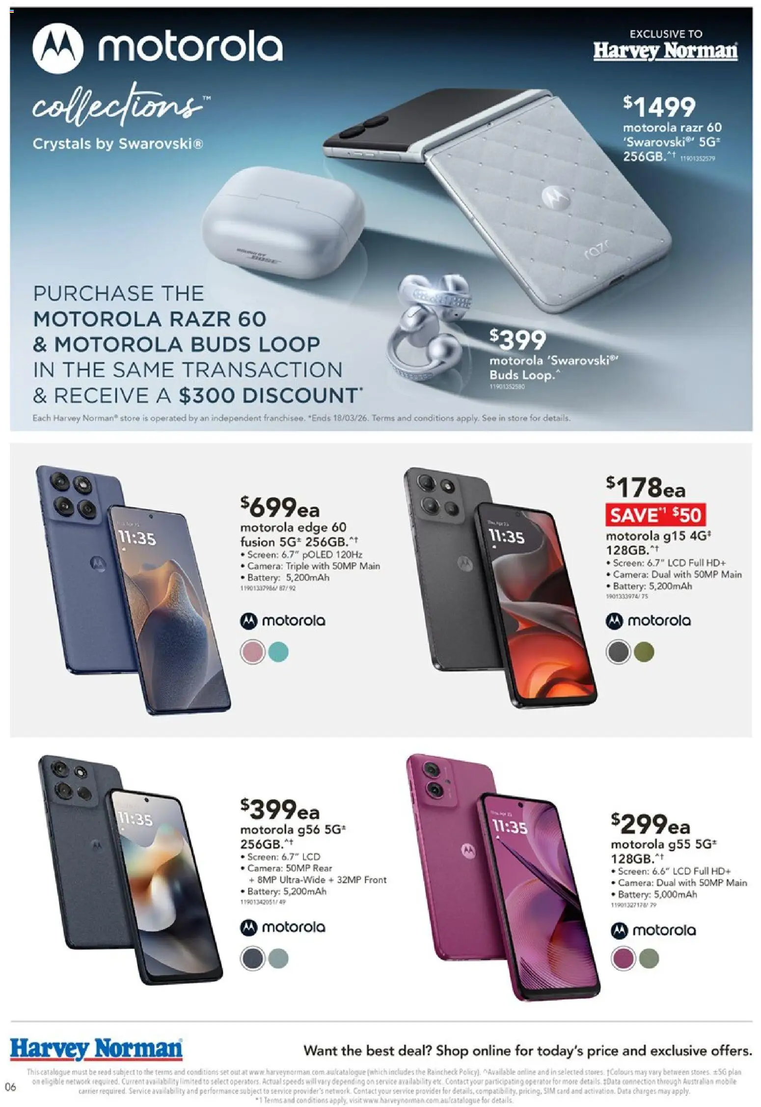 Harvey Norman catalogue - valid from 06.03.2026 | Page: 6 | Products: Battery, Camera, Screen, Mobile
