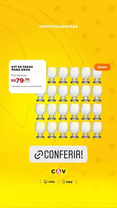 Casa e Video ofertas - Pré-Visualização do folheto da loja Casa e Video, válido de 17/07/2026 | Página: 4 | Produtos: Taças
