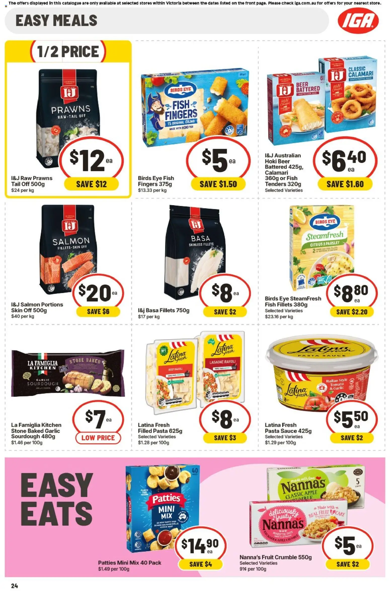 IGA catalogue - valid from 26/08/2026 | Page: 21 | Products: Beer, Prawns, Sauce, Garlic