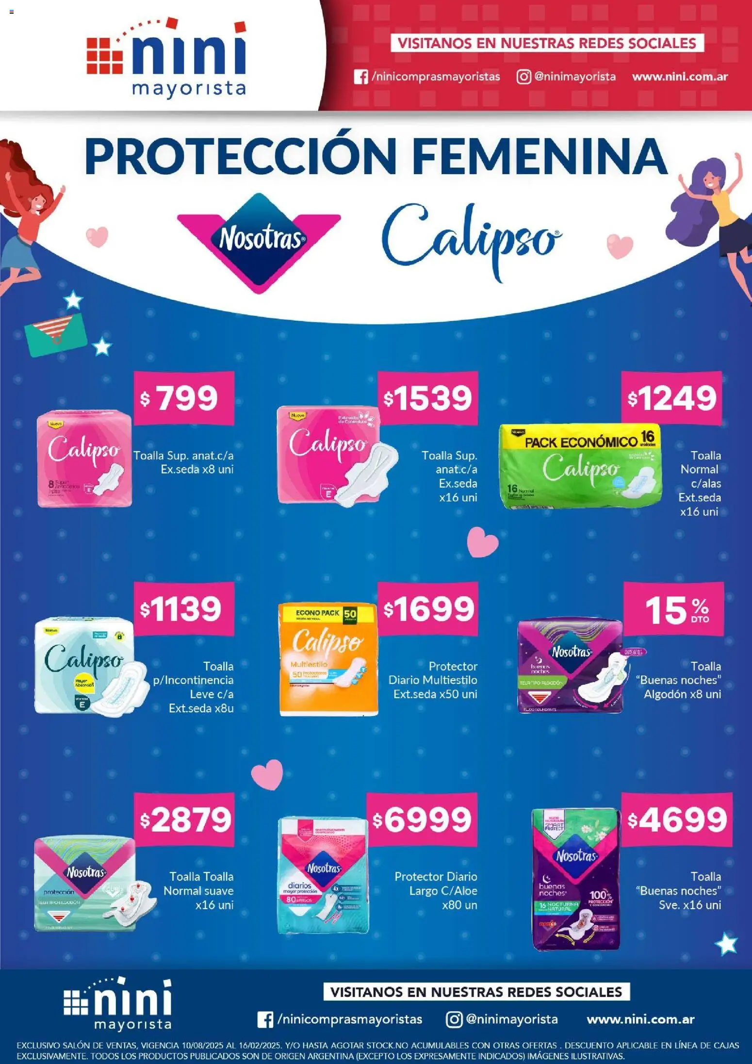 NINI Mayorista ofertas │ válido desde el 10/08/2026 | Página: 8 | Productos: Toalla, Algodón, Diarios