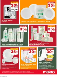 Makro catálogo santa marta -  Vista previa de la revista de la tienda Makro valido desde el 20/07/2026 | Página: 8 | Productos: Vasos, Servilletas