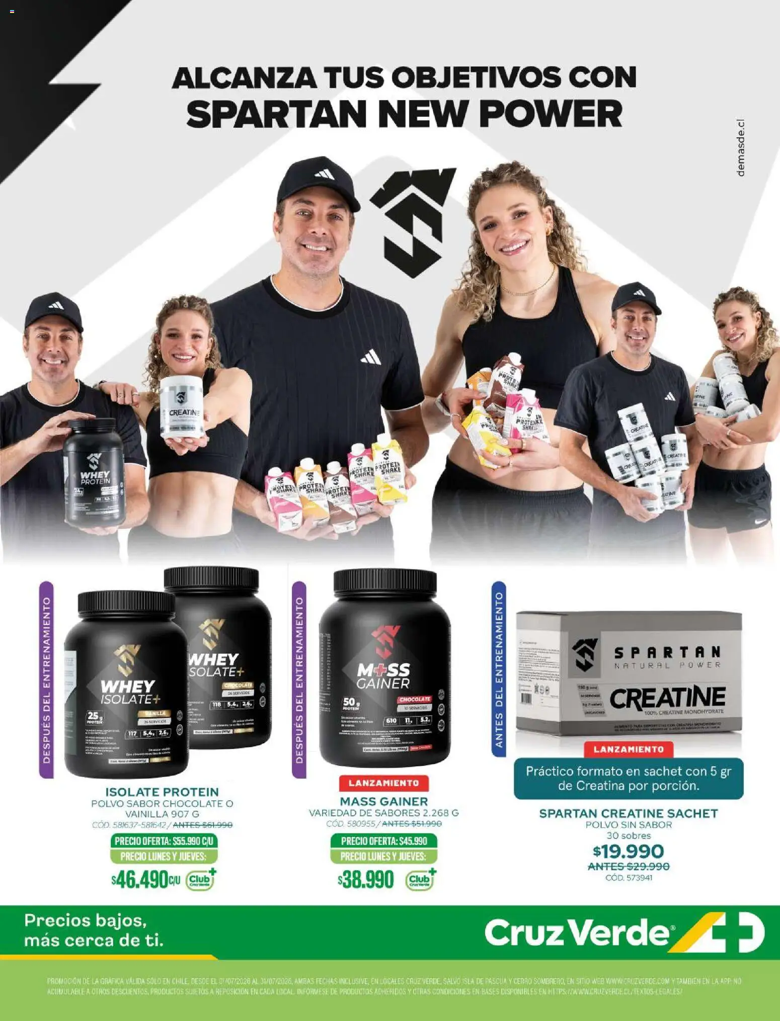 Cruz Verde Nutrición Deportiva │ válido desde el 30.06.2026 | Página: 4 | Productos: Polvo, Chocolate