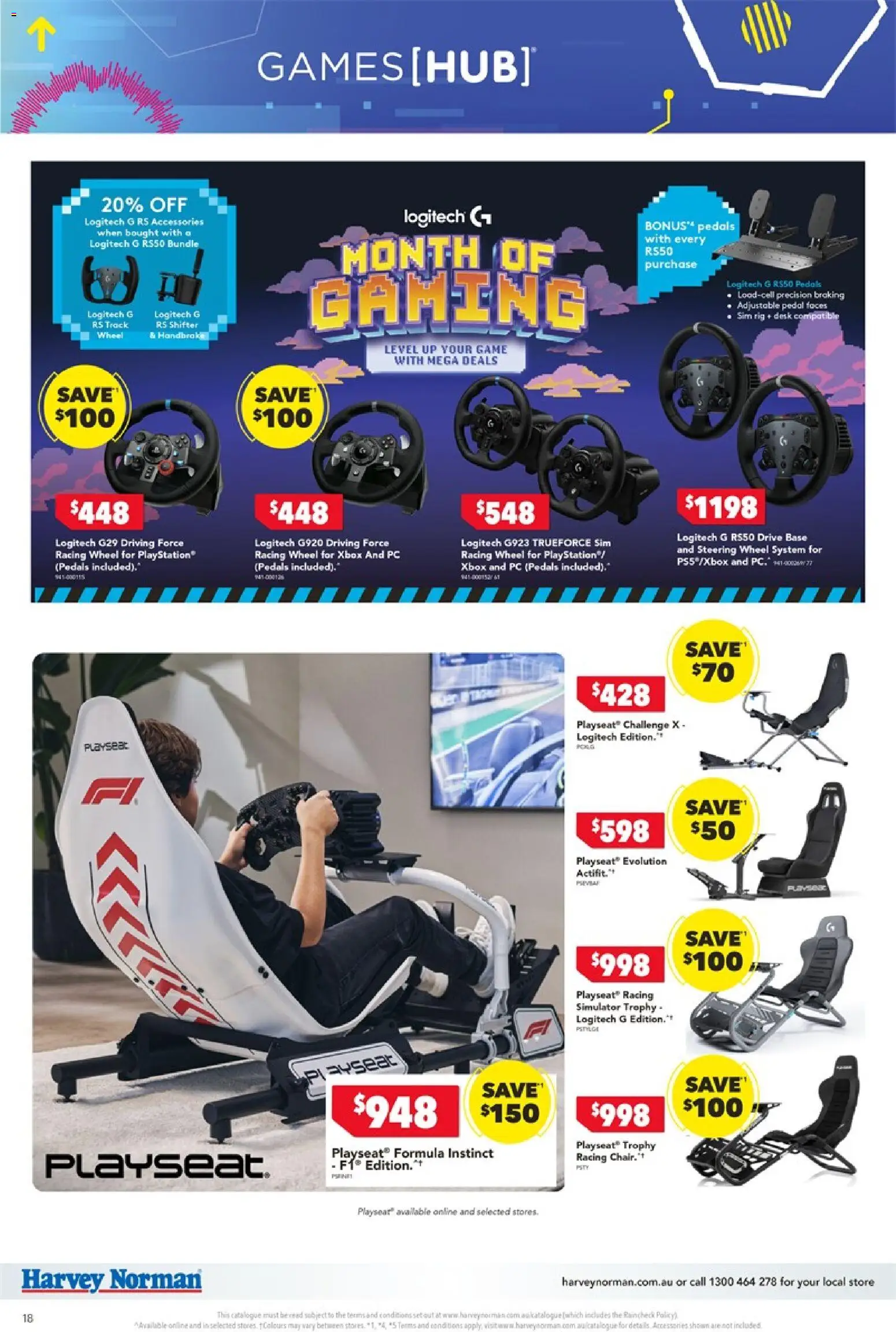 Harvey Norman catalogue - valid from 09/04/2026 | Page: 18 | Products: Desk, Accessories, Playstation, Xbox