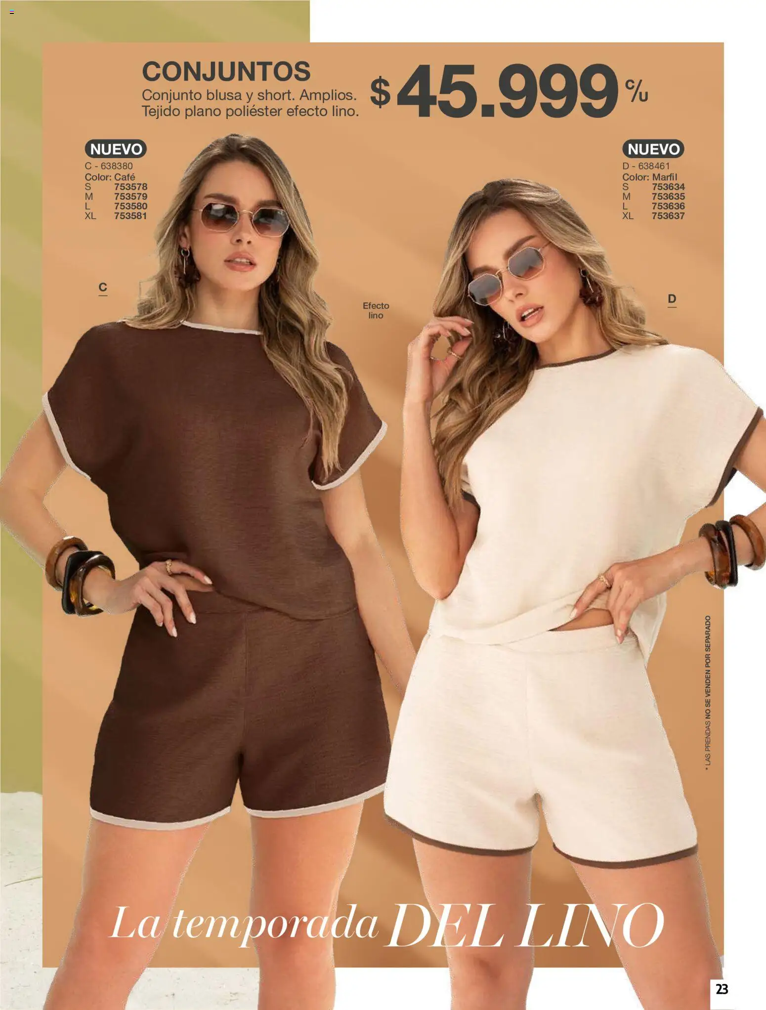 Carmel revista - valida desde el 11/08/2026 | Página: 23 | Productos: Conjunto, Blusa, Café