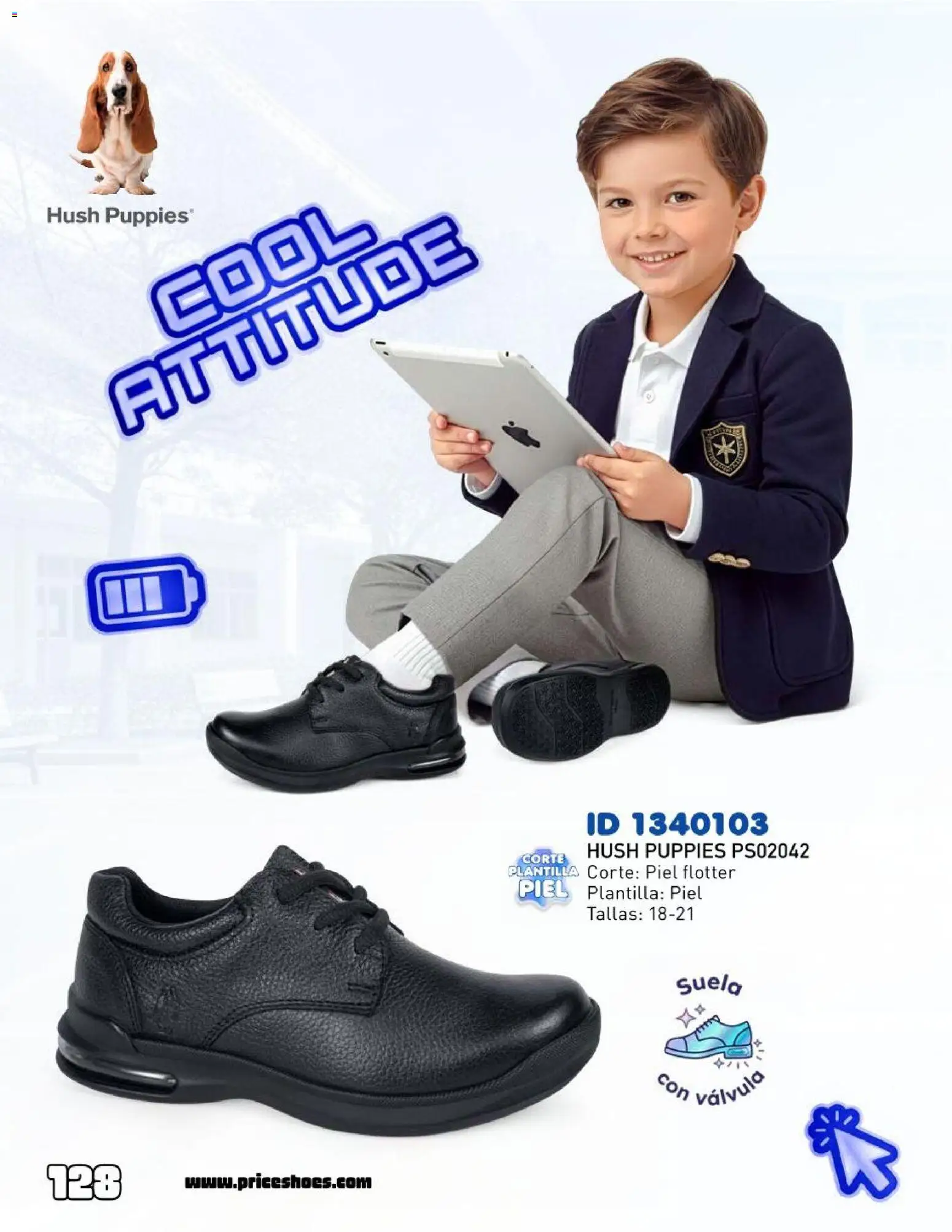 Nuevas ofertas de Price Shoes válidas en toda la República Mexicana desde el 12.06.2026. ¡Encuentra las mejores ofertas en Price Shoes catálogo Escolar! | Página: 128
