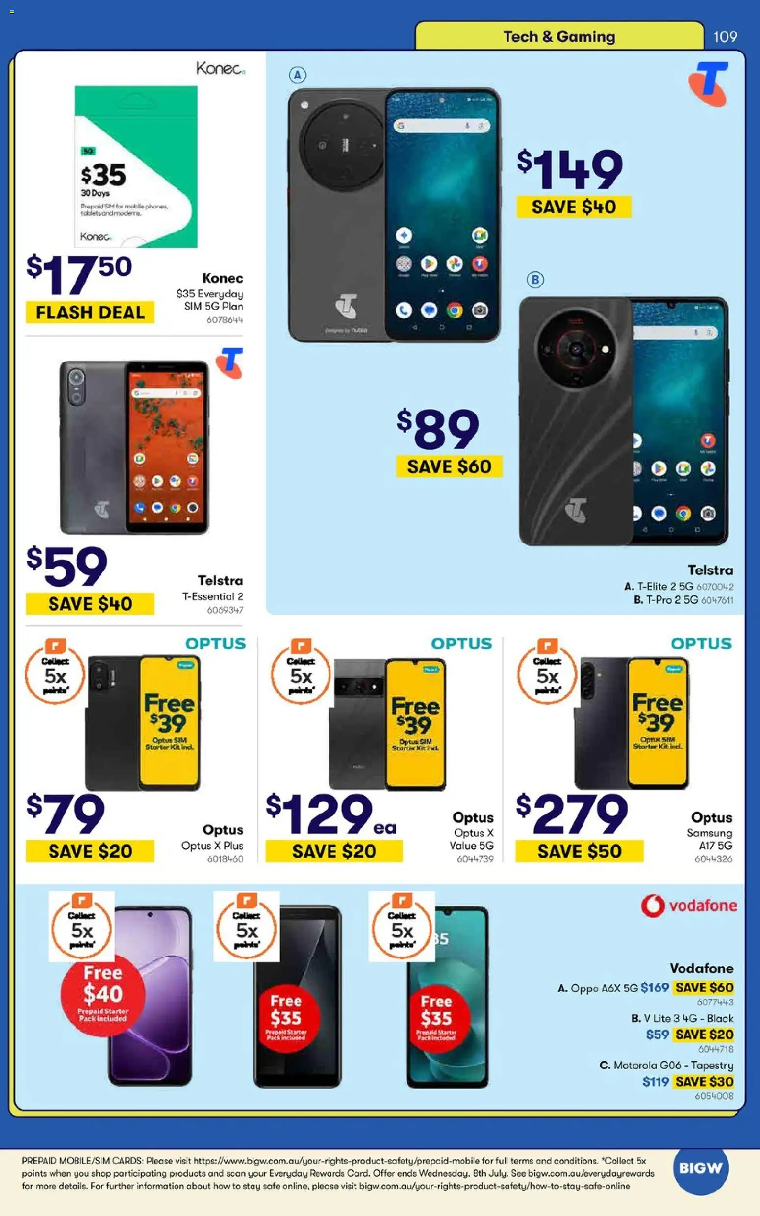 Big W catalogue - valid from 09.06.2026 | Page: 109 | Products: Safe, Mobile