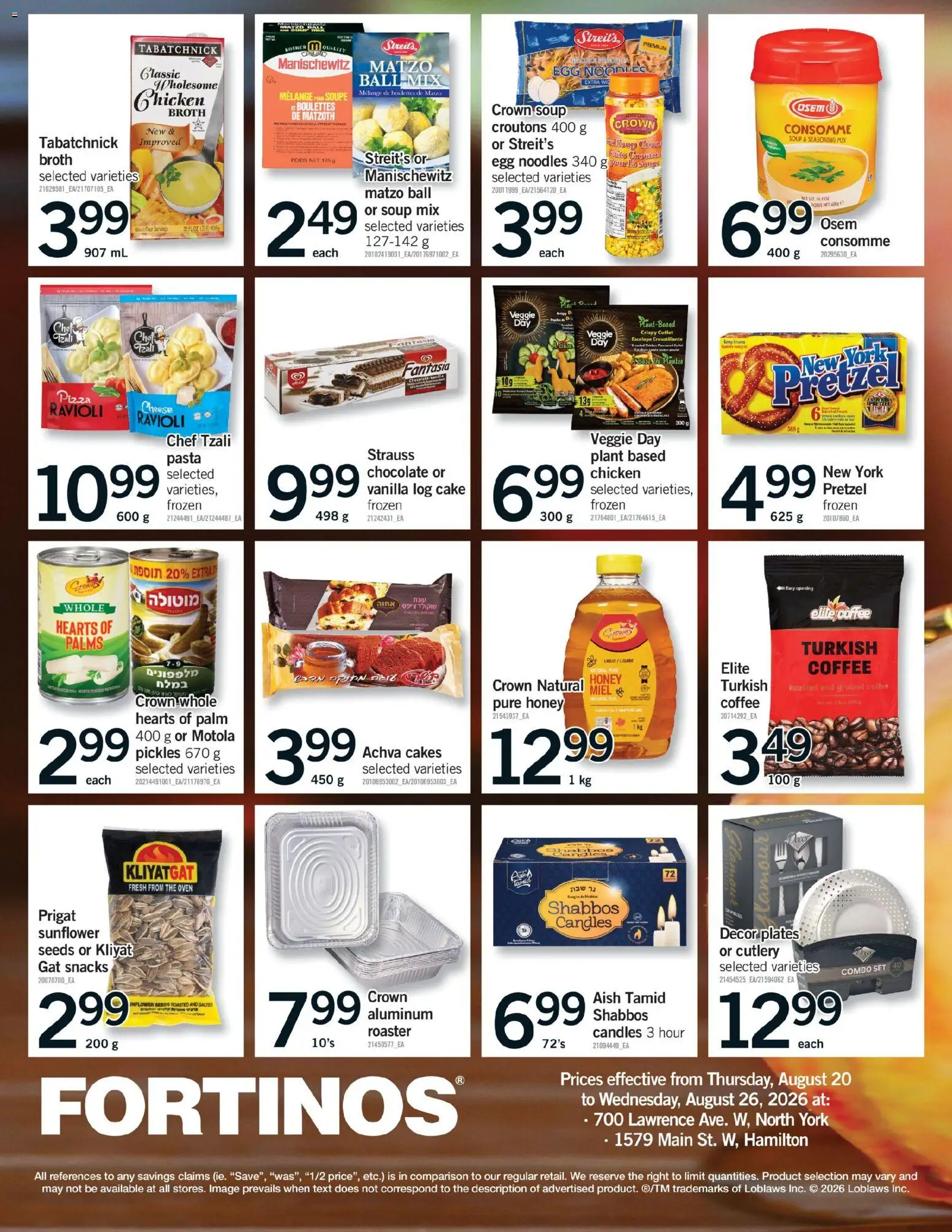 Fortinos flyer valid from Aug 20, 2026 | Page: 29