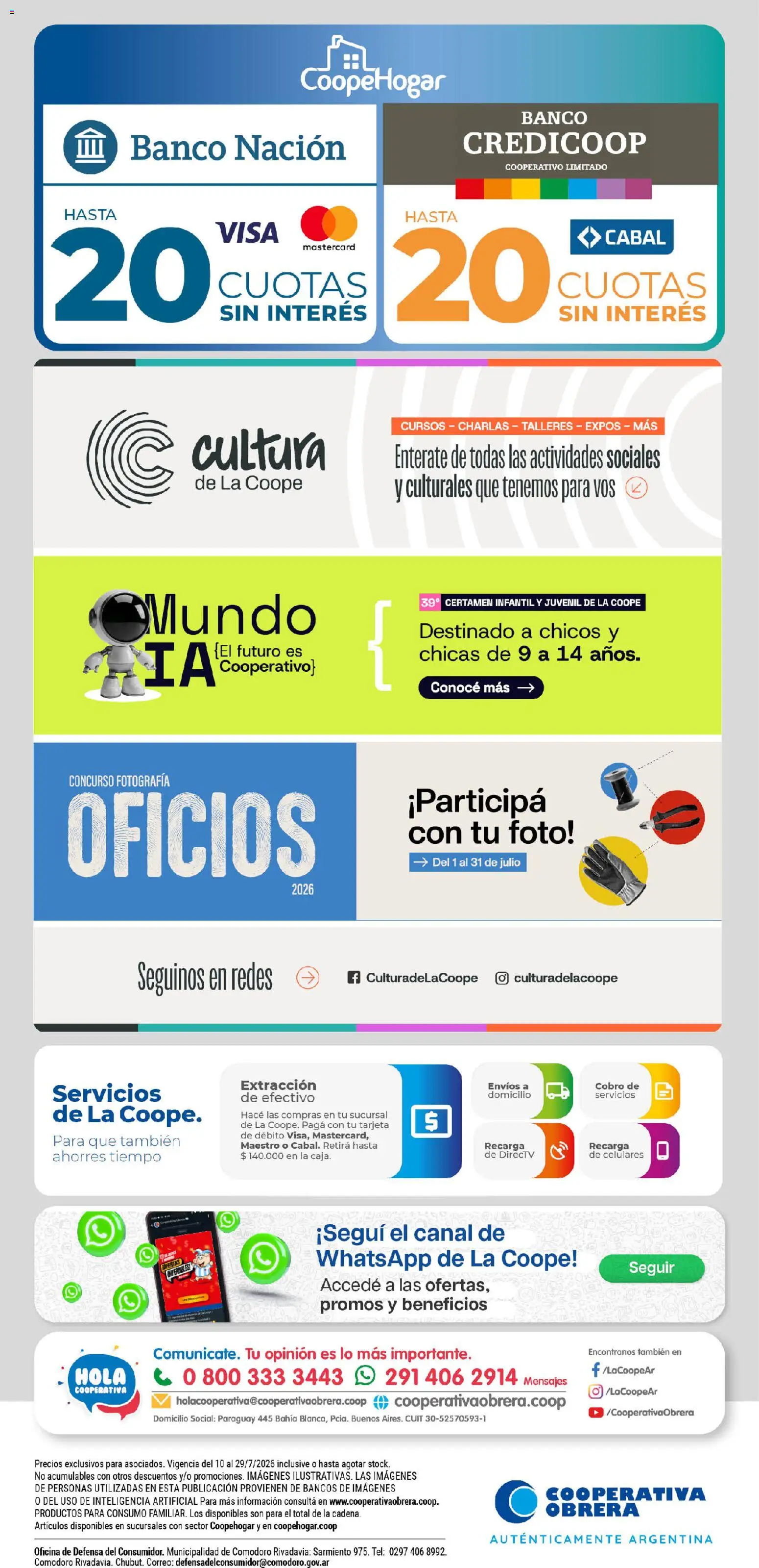 Cooperativa Obrera catálogo CoopeHogar │ válido desde el 10/07/2026 | Página: 15
