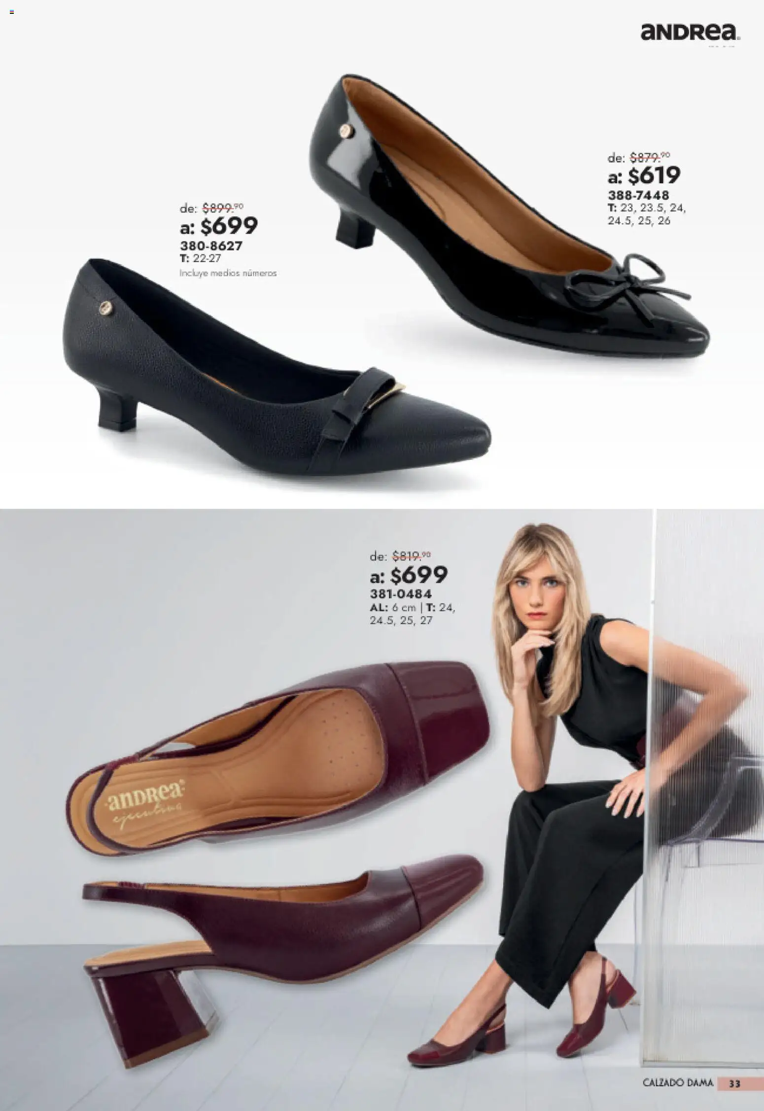 Nuevas ofertas de Andrea válidas en toda la República Mexicana desde el 26/07/2026. ¡Encuentra las mejores ofertas en Andrea catálogo Outlet! | Página: 33