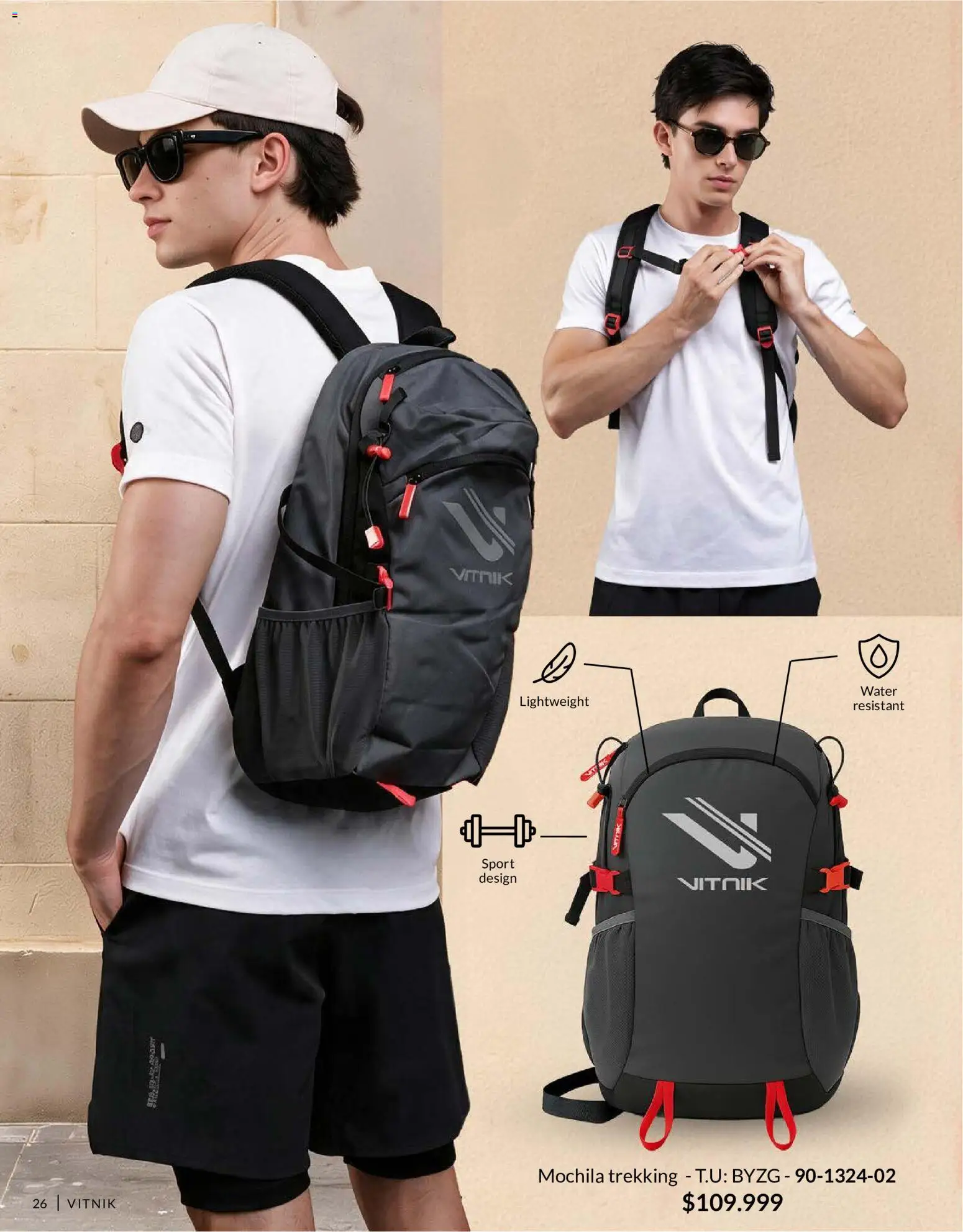 Vitnik - Underwear & Complements │ válido desde el 01/09/2026 | Página: 26 | Productos: Mochila