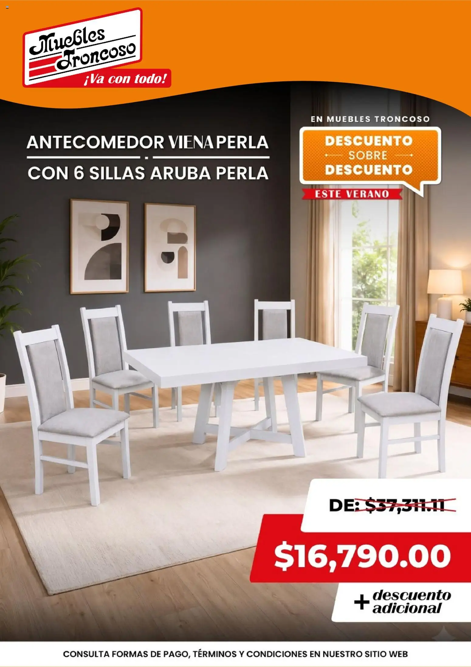 Nuevas ofertas de Muebles Troncoso válidas en toda la República Mexicana desde el 09/07/2026. ¡Encuentra las mejores ofertas en Muebles Troncoso catálogo! | Página: 1 | Productos: Sobre