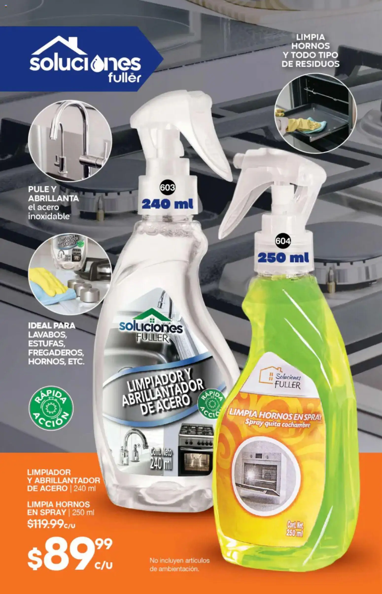 Nuevas ofertas de Fuller válidas en toda la República Mexicana desde el 27/05/2026. ¡Encuentra las mejores ofertas en Fuller campaña 4 2026! | Página: 172 | Productos: Limpiador