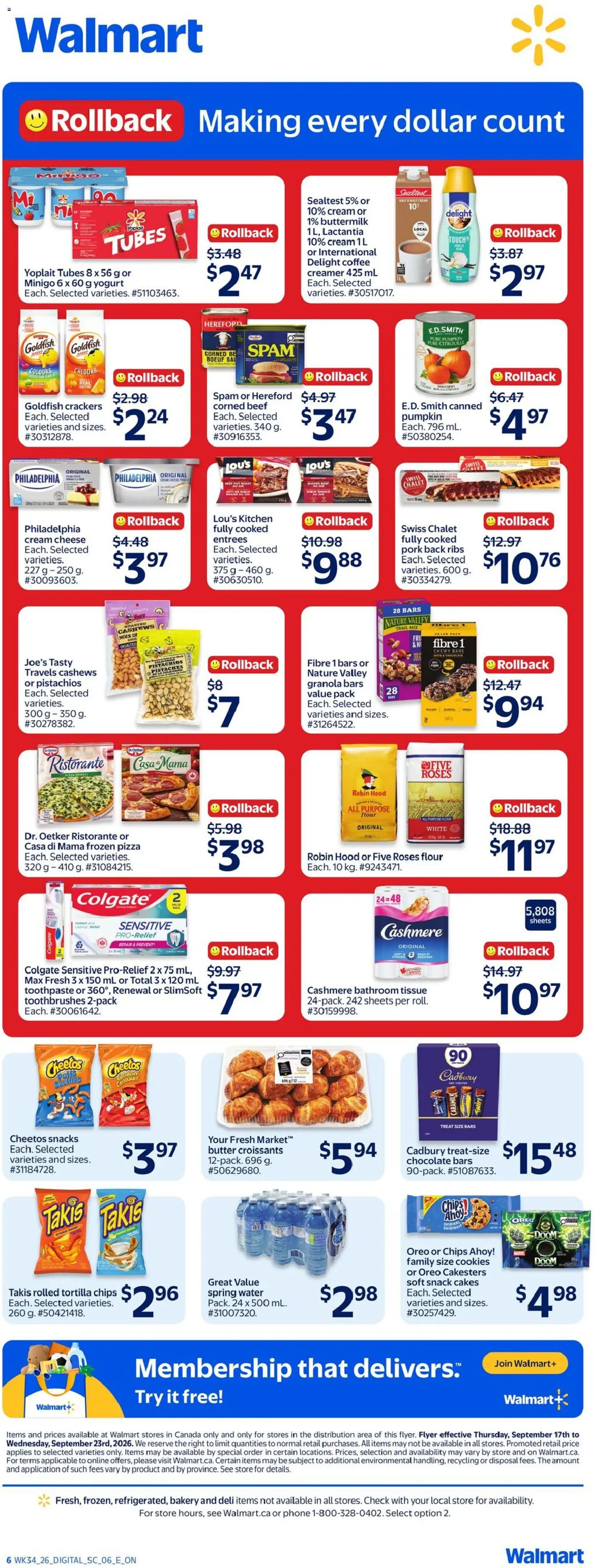 Walmart flyer valid from Sep 17, 2026 | Page: 2