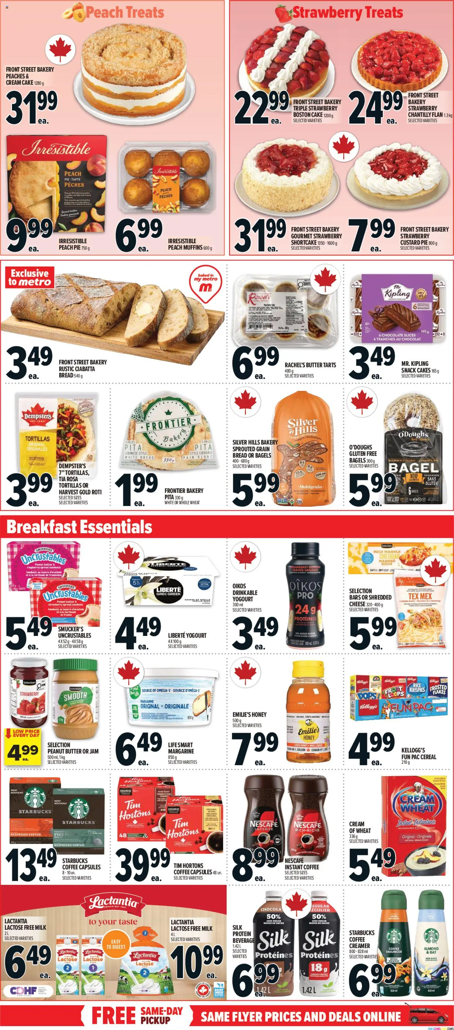 Metro flyer valid from Aug 20, 2026 | Page: 7 | Products: Rice, Tortillas, Honey, Milk