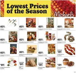 Preview of Michaels weekly flyer / circulaire from shop Michaels valid from Sep 11, 2026 | Page: 6 | Products: Fragrance, Food, Wreaths, Candles