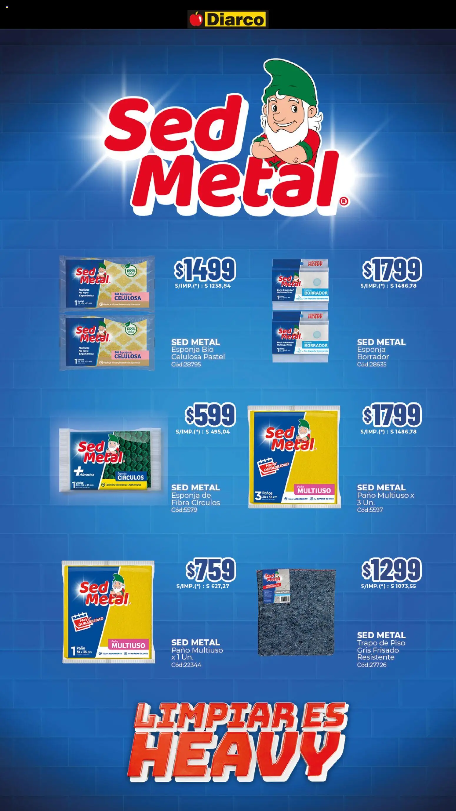 Diarco ofertas │ válido desde el 25.05.2026 | Página: 19 | Productos: Trapo de piso, Esponja