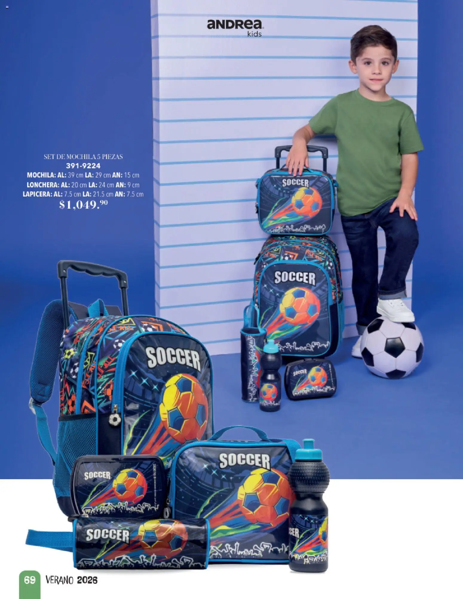 Nuevas ofertas de Andrea válidas en toda la República Mexicana desde el 24/05/2026. ¡Encuentra las mejores ofertas en Andrea catálogo Accesorios para todos! | Página: 69 | Productos: Mochila