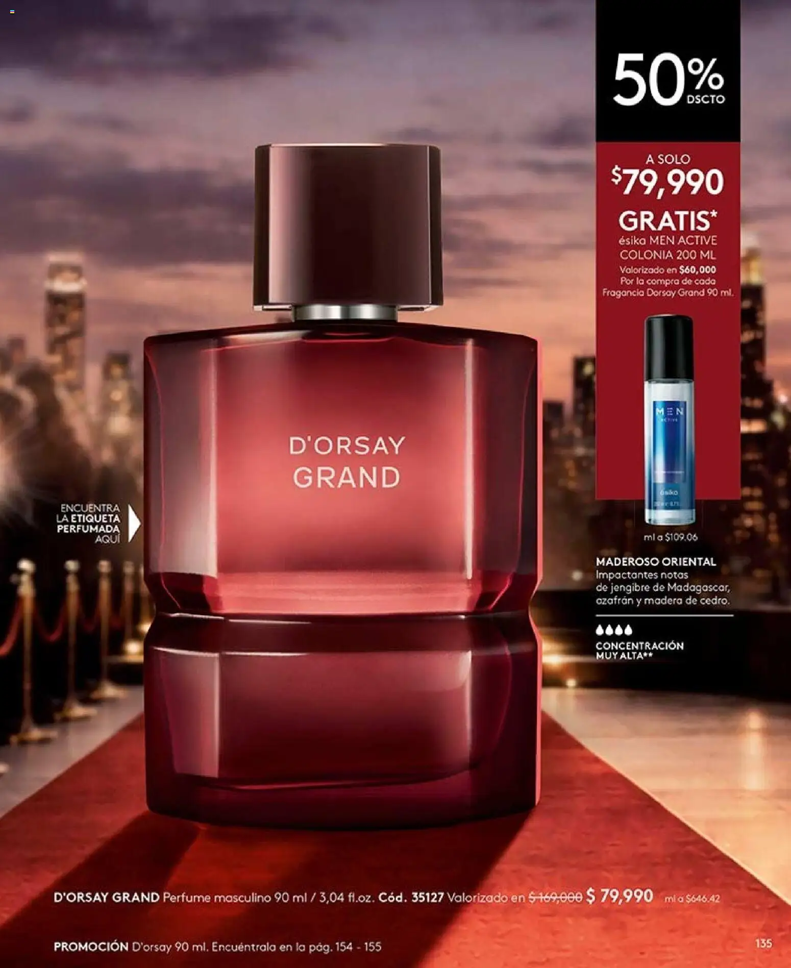 Ésika revista - valida desde el 07/08/2026 | Página: 135 | Productos: Jengibre, Perfume, Fragancia