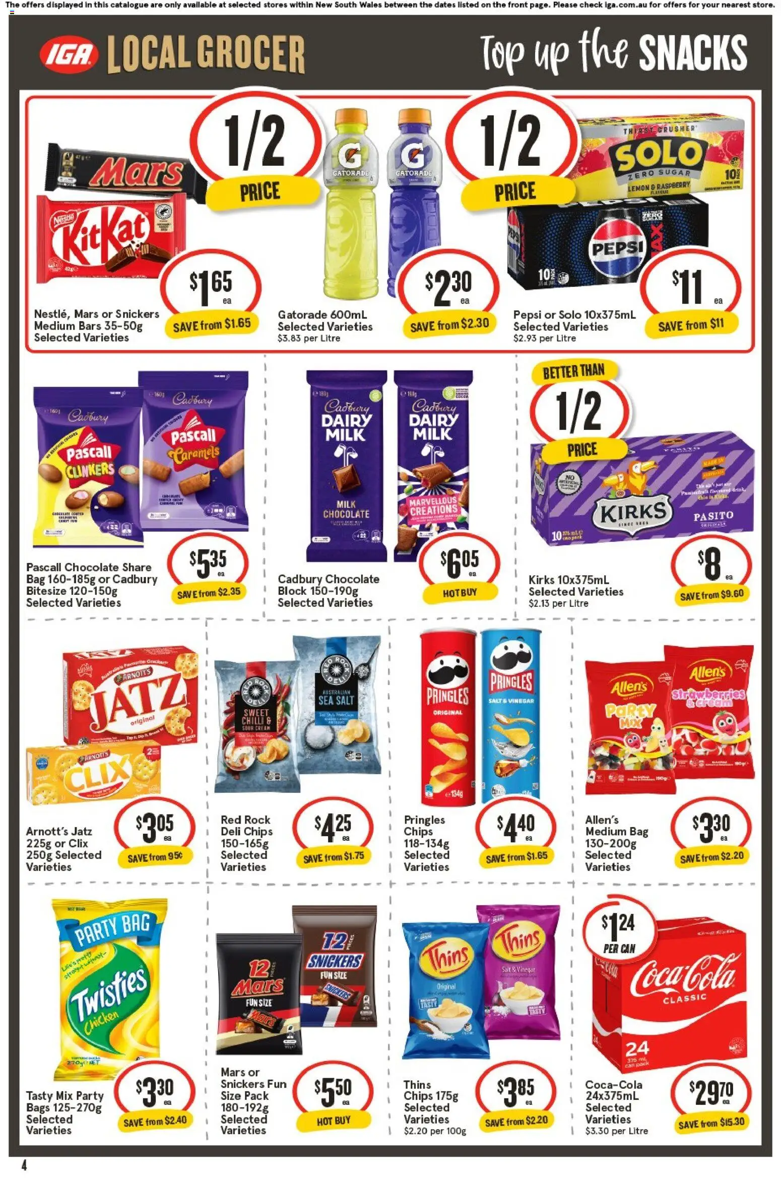 IGA catalogue - valid from 02/09/2026 | Page: 5 | Products: Dairy, Chicken, Pepsi, Snickers