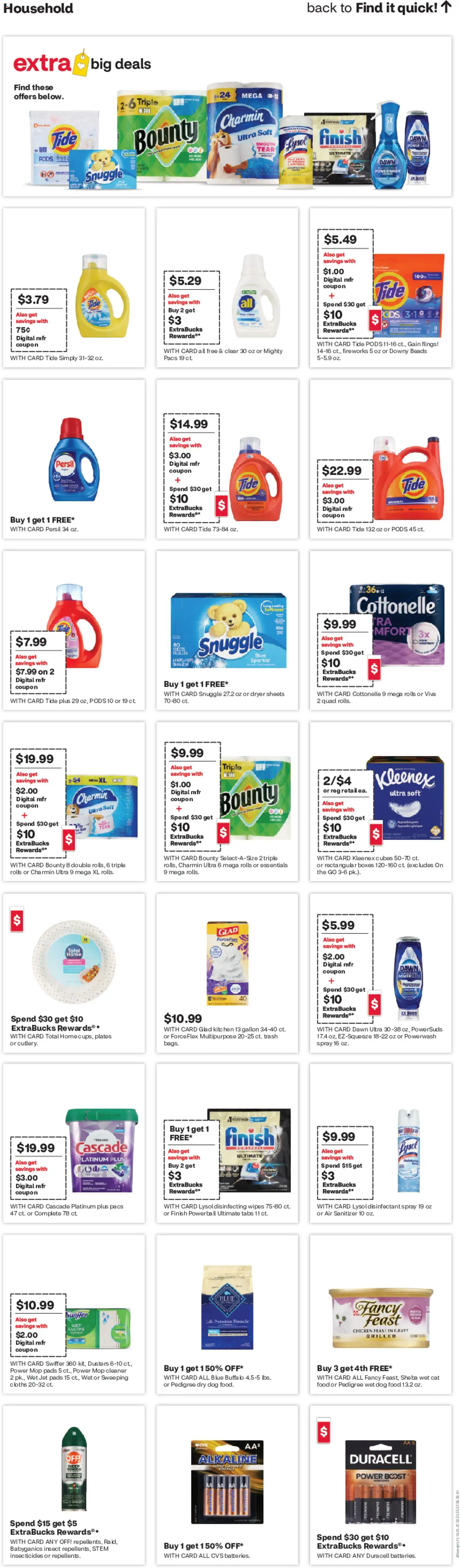 CVS Pharmacy Weekly Ad - VA - valid from 31.05.2026 | Page: 18 | Products: Dog Food, Pads, Dryer