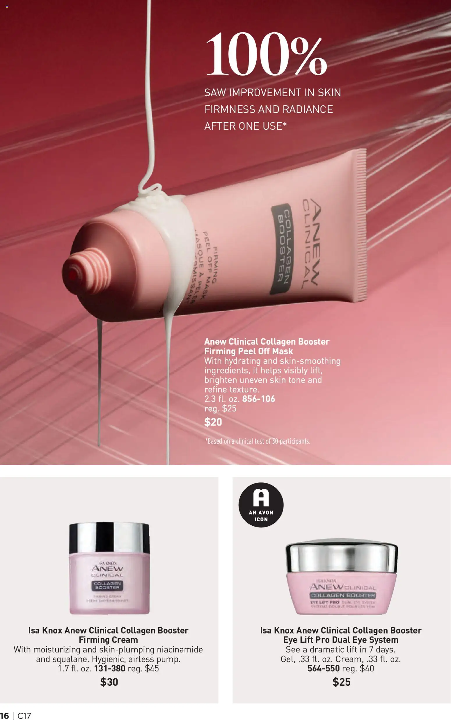 Avon Brochure - valid from 08/12/2026 | Page: 16 | Products: Saw, Mask, Cream