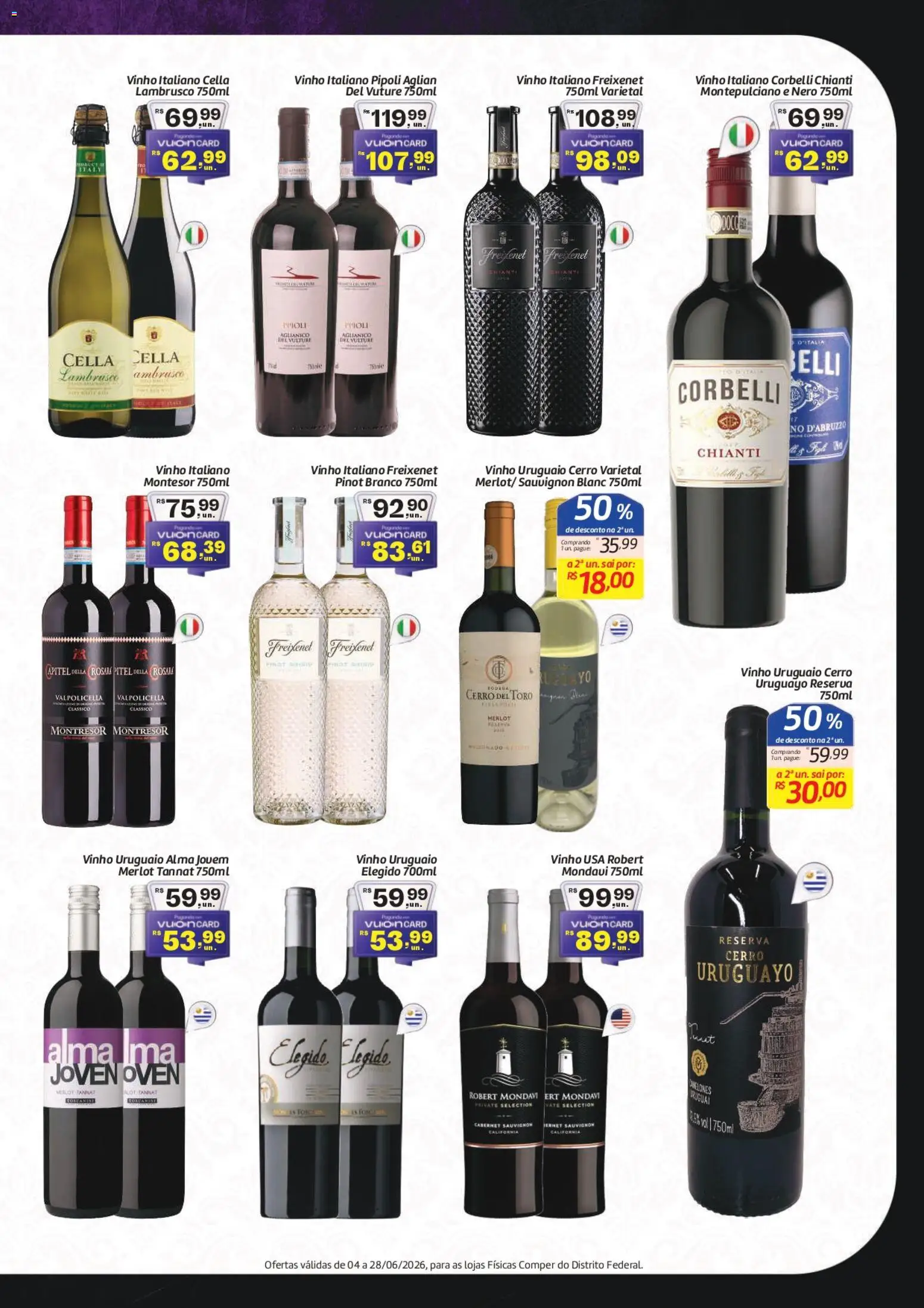 Comper Folheto - válido de 04/06/2026 | Página: 7 | Produtos: Vinho
