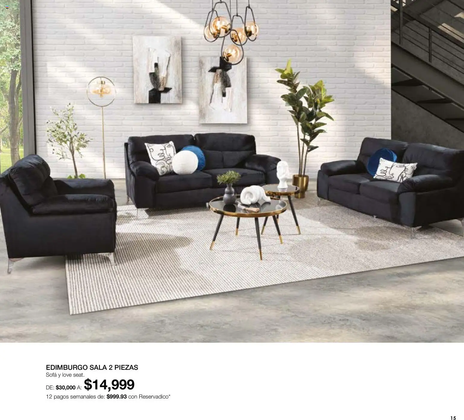 Nuevas ofertas de Muebles Dico válidas en toda la República Mexicana desde el 07.05.2026. ¡Encuentra las mejores ofertas en Muebles Dico catálogo Medio año, medio precio! | Página: 15