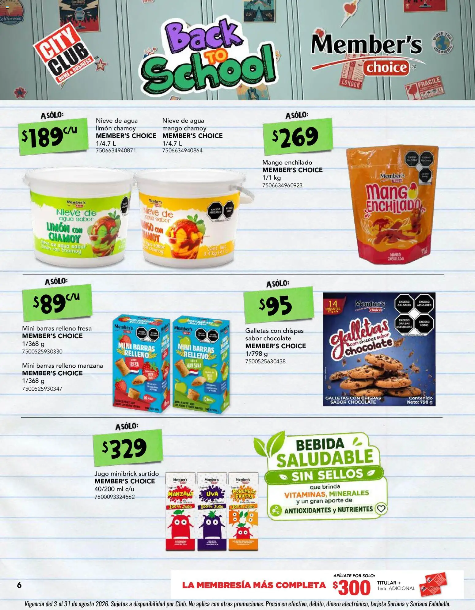 Nuevas ofertas de City Club válidas en toda la República Mexicana desde el 03/08/2026. ¡Encuentra las mejores ofertas en City Club catálogo! | Página: 6
