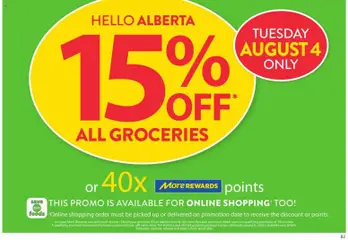 Preview of Save on foods flyer - AB from shop Save on foods valid from Jul 30, 2026