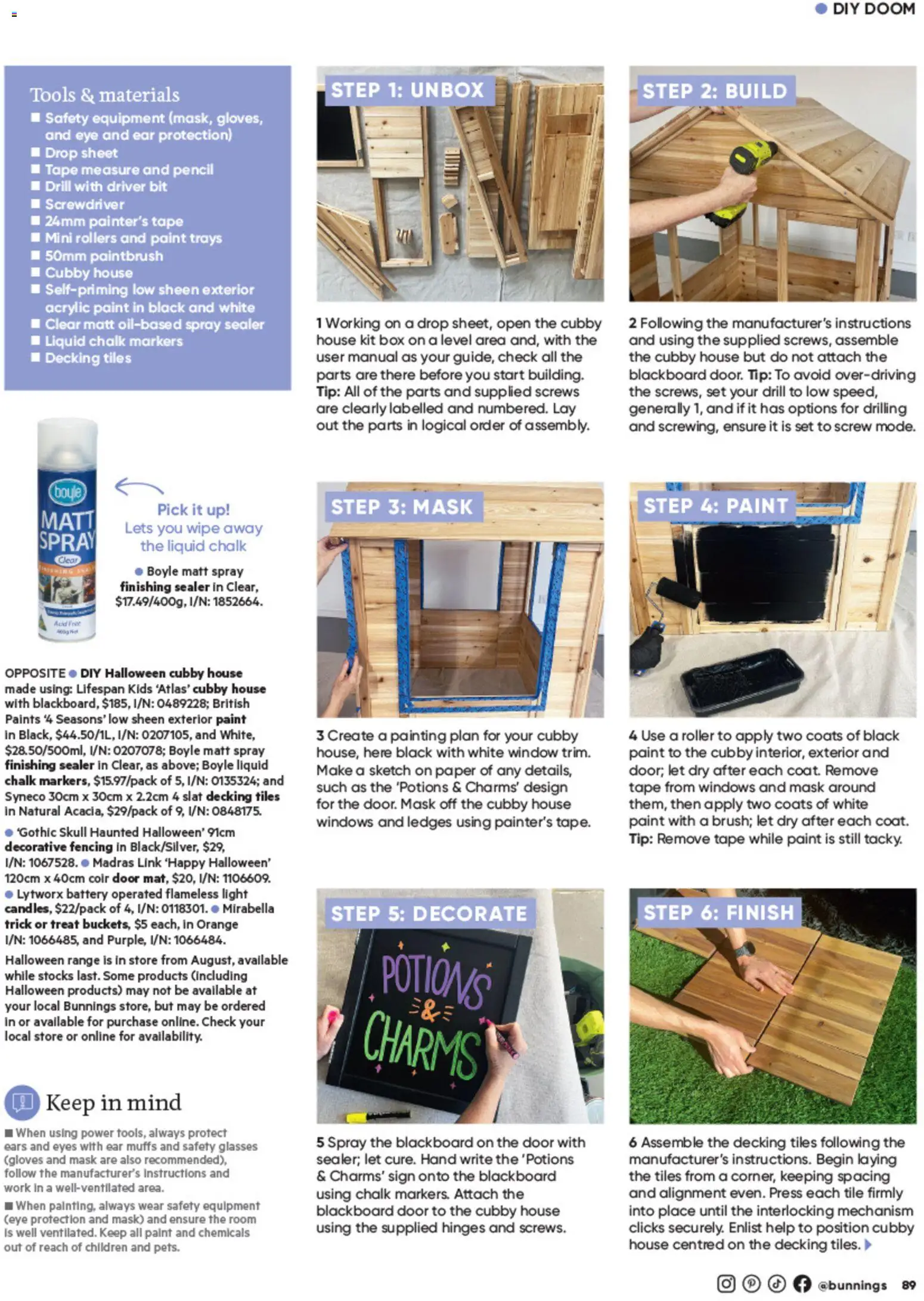 Bunnings Warehouse catalogue - valid from 01/10/2026 | Page: 105 | Products: Box, Door, Charms, Pencil
