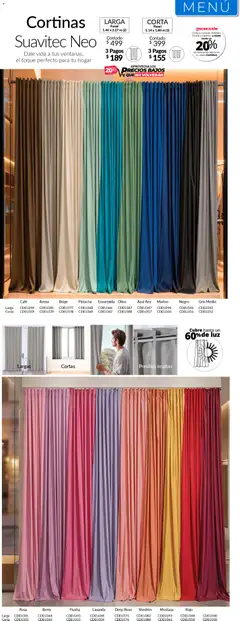 Vista previa de Colchas Concord catálogo, nuevo folleto de la tienda, válido en México a partir del 01.05.2026 | Página: 179 | Productos: Mostaza, Cobertor, Café, Cortinas