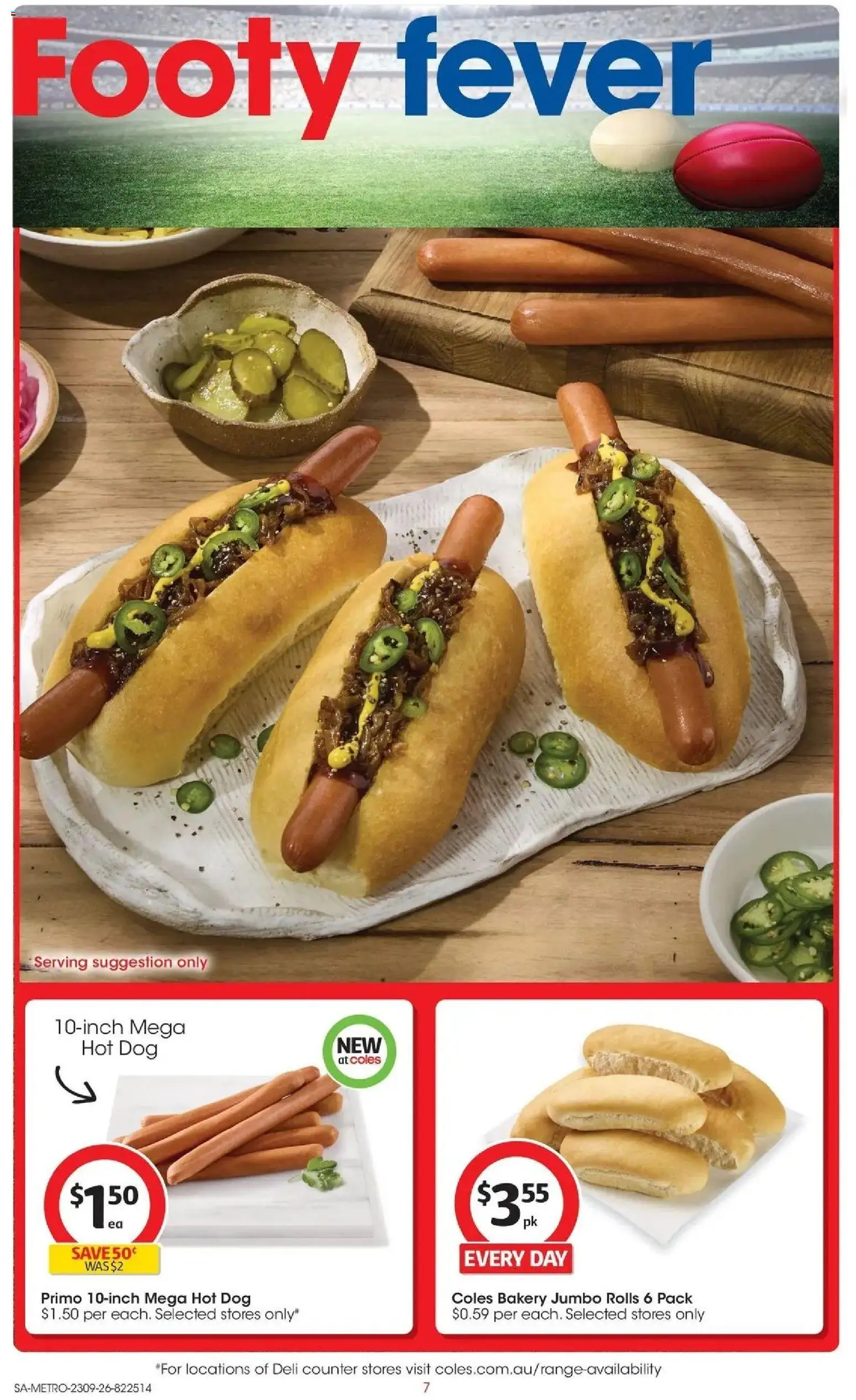 ﻿Coles catalogue valid from 23/09/2026 > Online Australia | Page: 7 | Products: Bread, Bakery