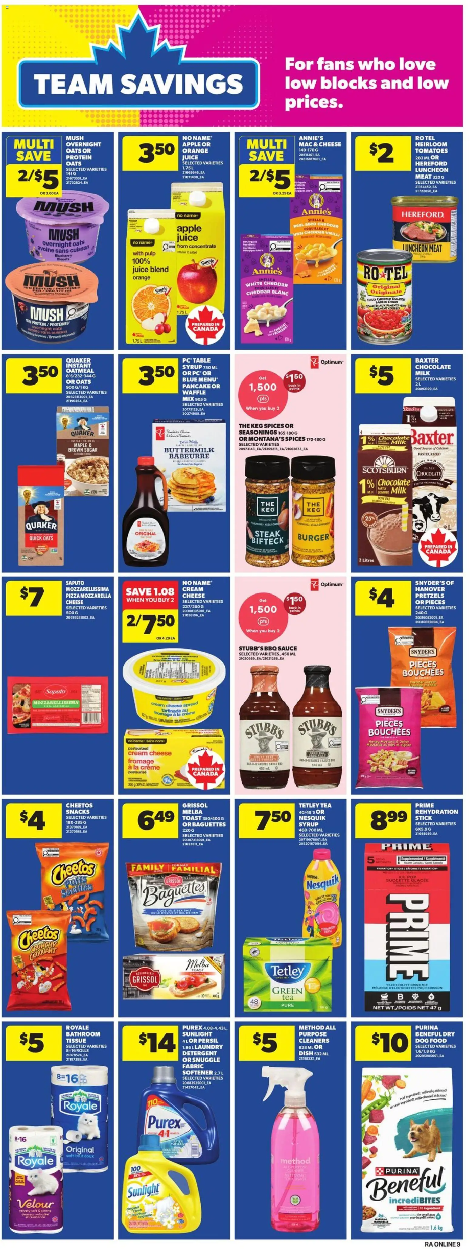 Atlantic Superstore flyer valid from 21.05.2026 | Page: 19 | Products: PC, Milk, Cheese, Tomatoes