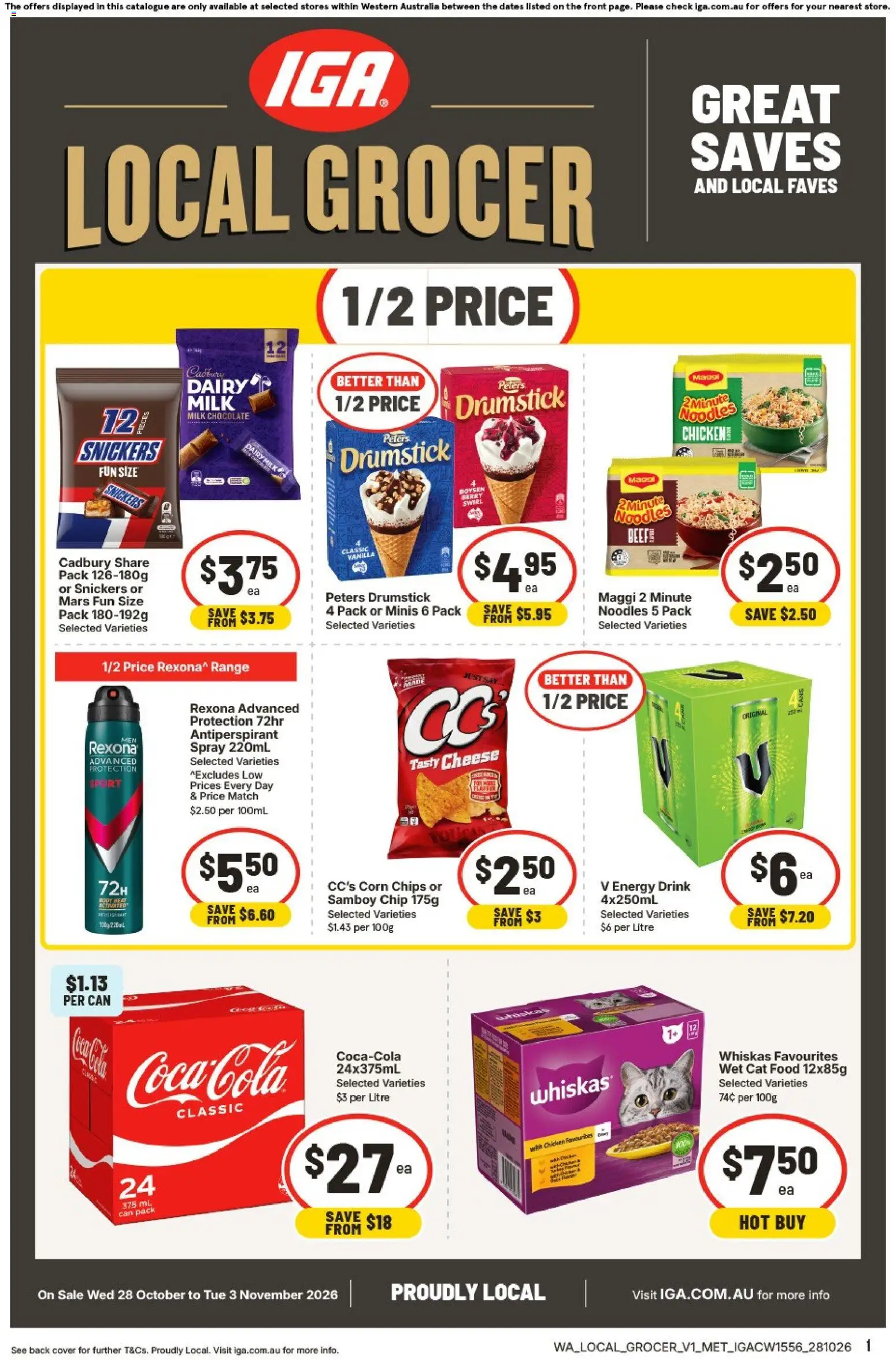 IGA catalogue - valid from 28/10/2026 | Page: 1