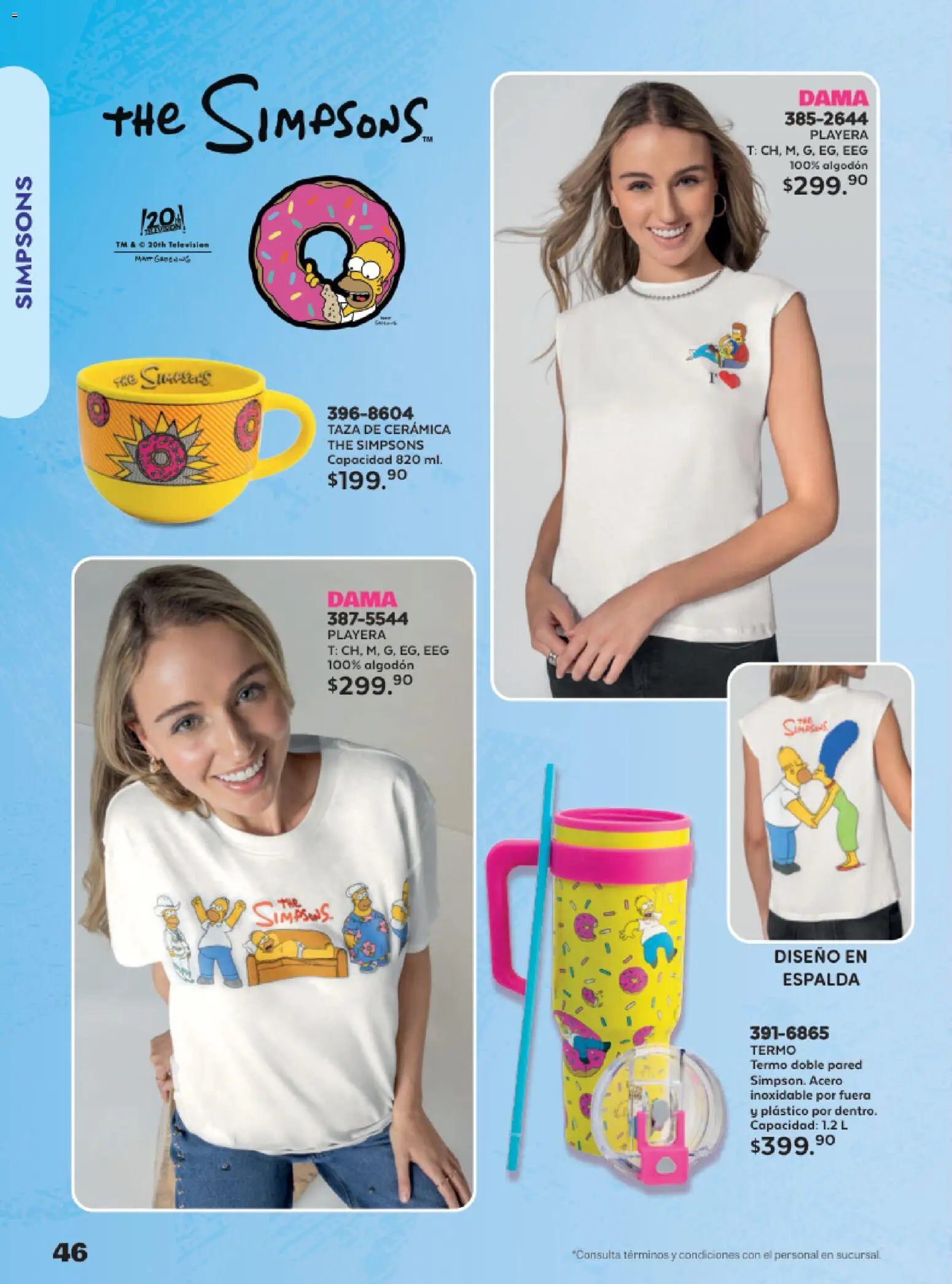 Nuevas ofertas de Andrea válidas en toda la República Mexicana desde el 24.05.2026. ¡Encuentra las mejores ofertas en Andrea catálogo Lo más divertindo en ropa! | Página: 46 | Productos: Taza, Algodón, Termo, Televisión