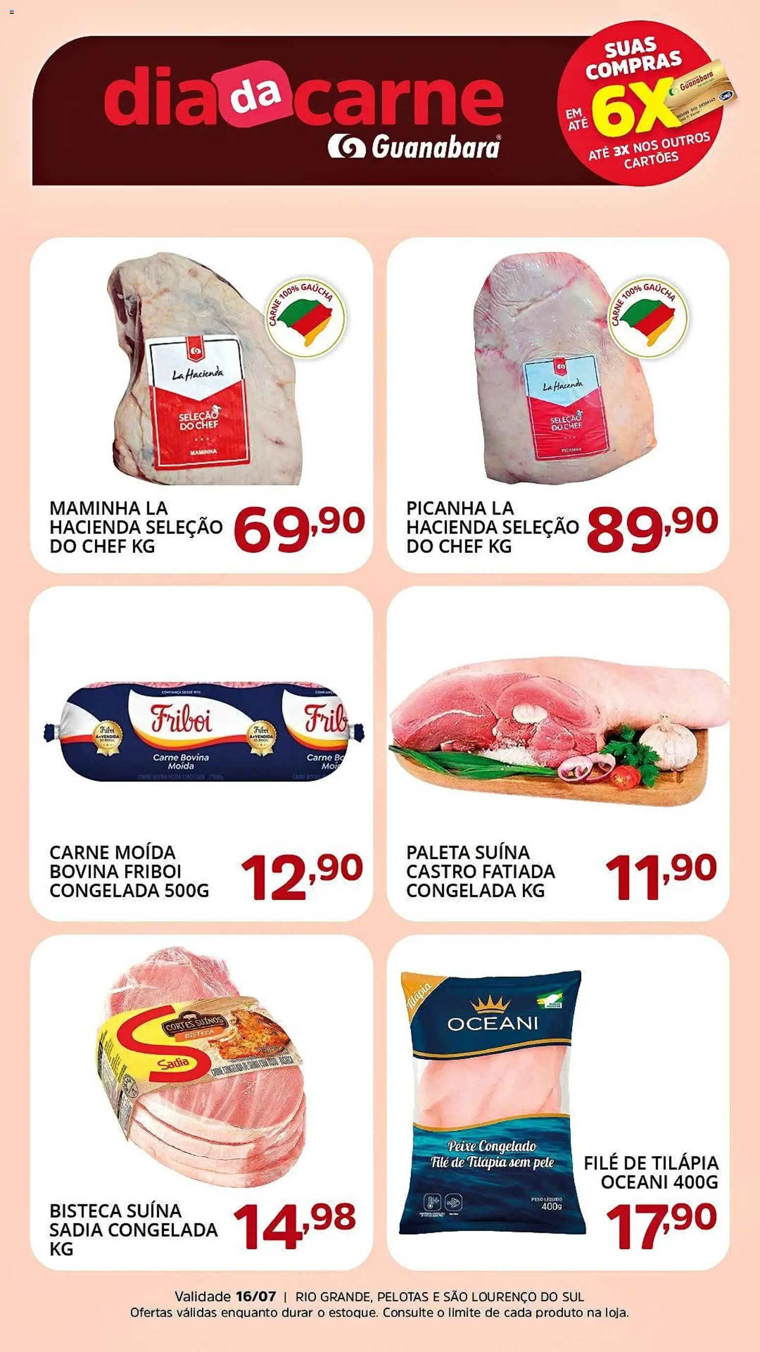 Supermercado Guanabara Folheto - válido de 16/07/2026 | Página: 1