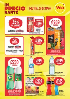 Vista previa Vea ofertas válido desde el 18.05.2026 | Página: 6 | Productos: Durazno, Gaseosa, Agua, Huevos